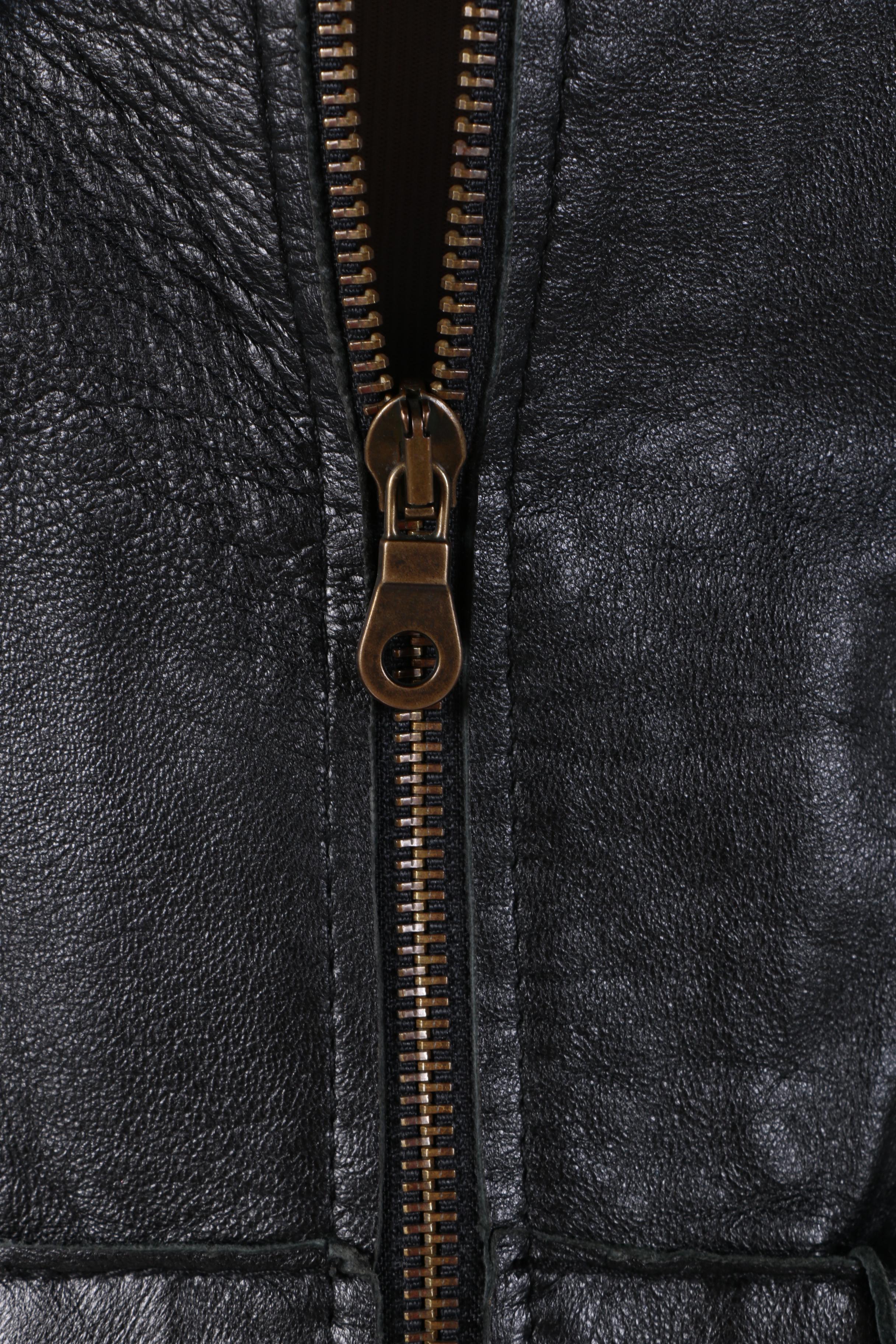 Rem Garson Black Leather Vest and Siena Studio Leather Skirt