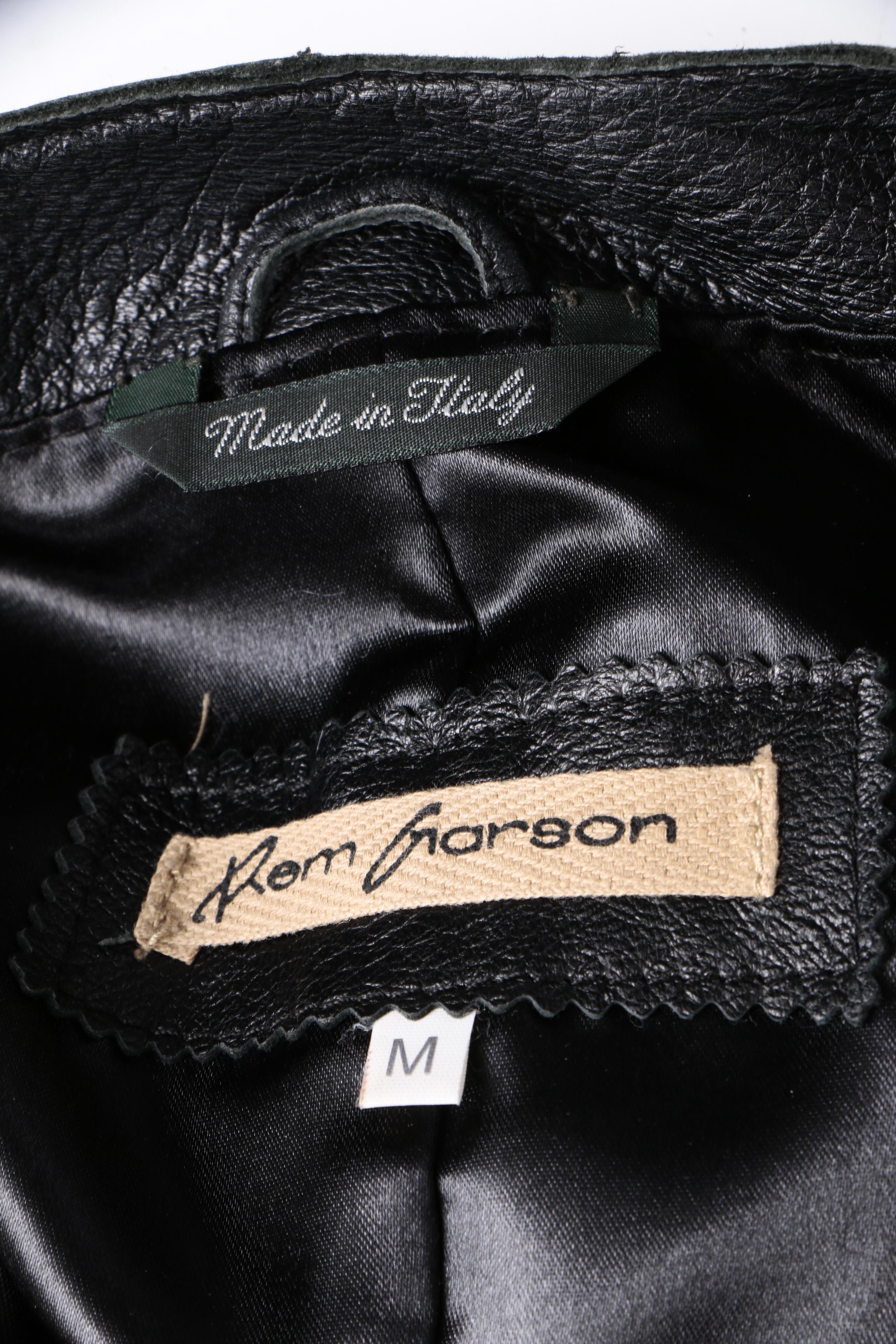 Rem Garson Black Leather Vest and Siena Studio Leather Skirt