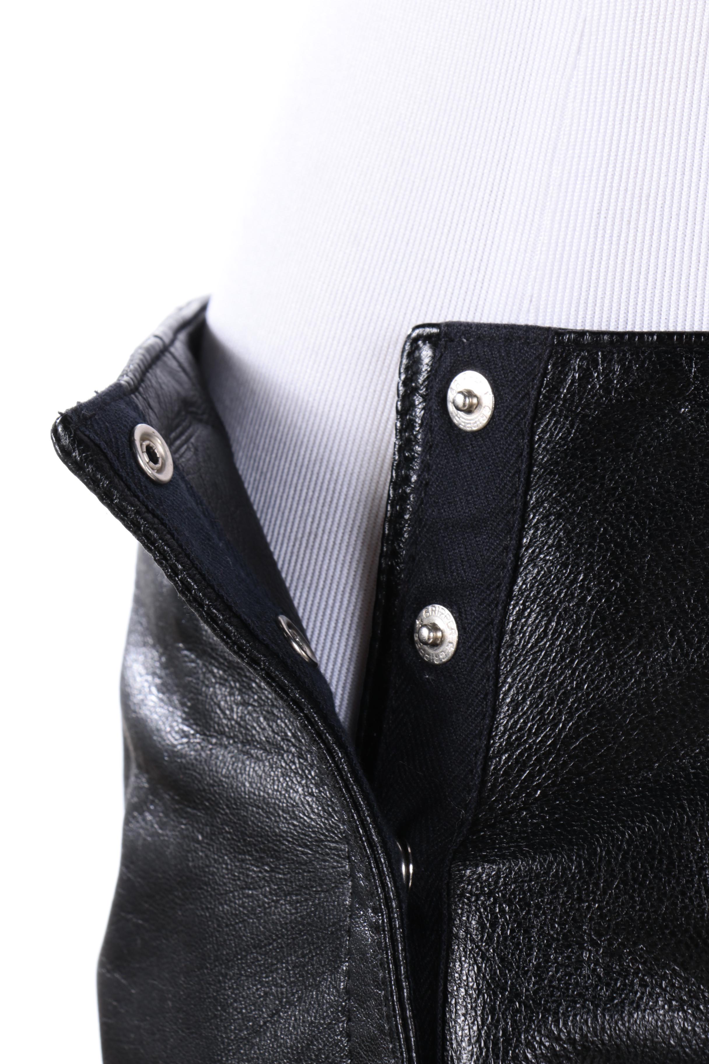 Rem Garson Black Leather Vest and Siena Studio Leather Skirt