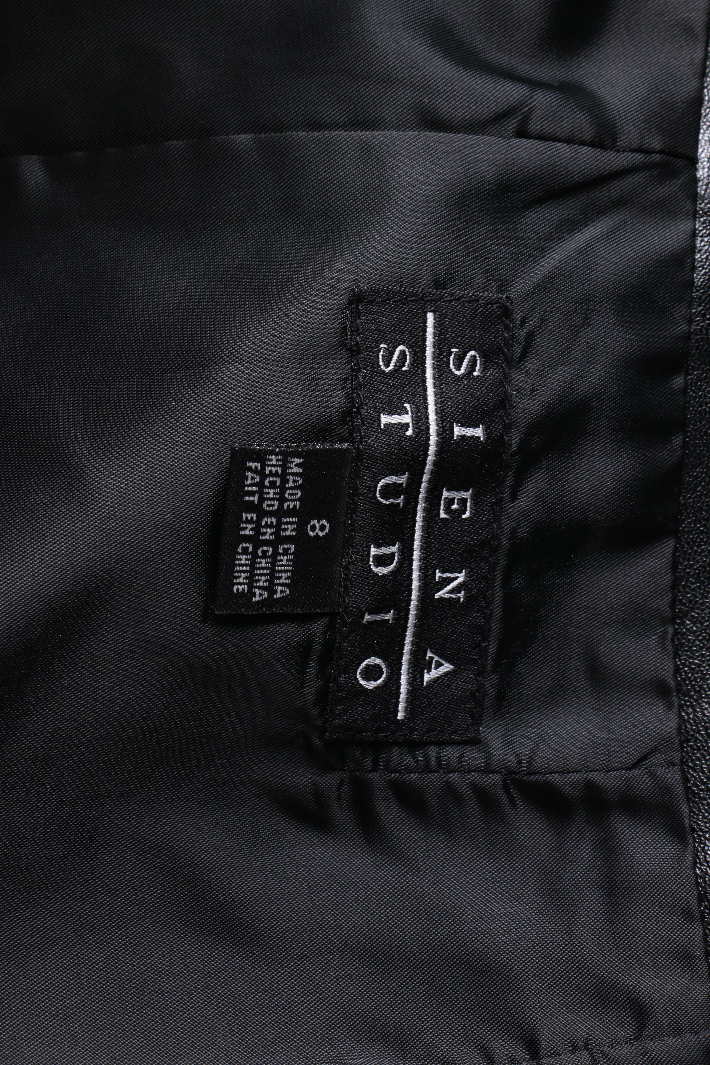 Rem Garson Black Leather Vest and Siena Studio Leather Skirt