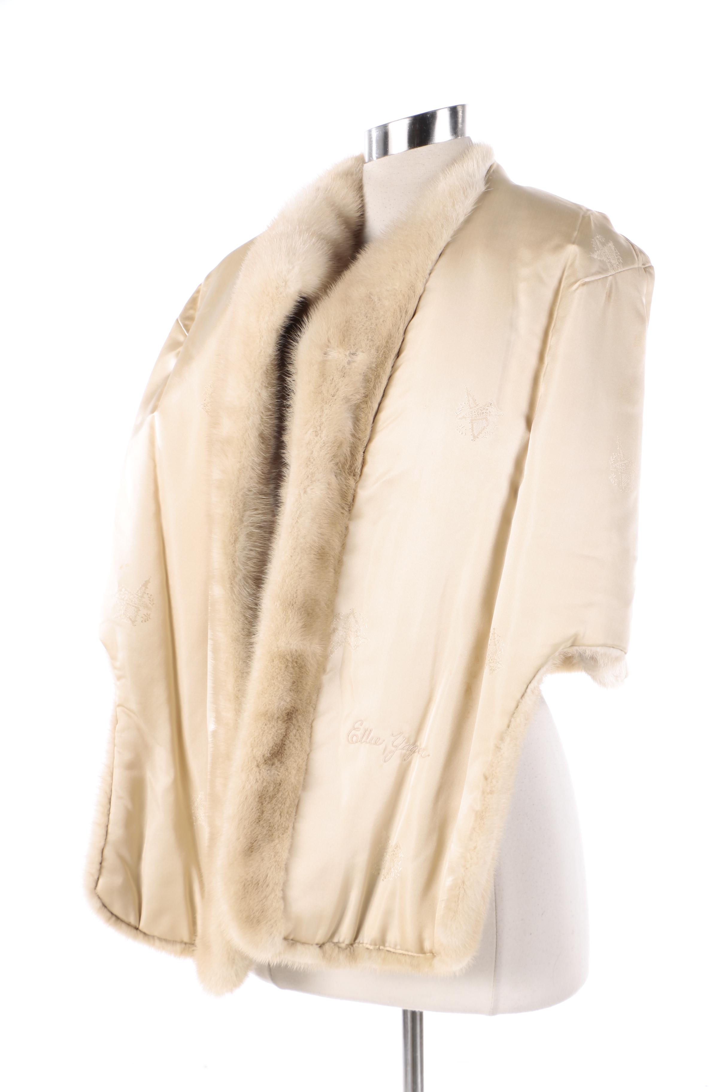 Women's Foley's of Houston Blonde Mink Fur Stole