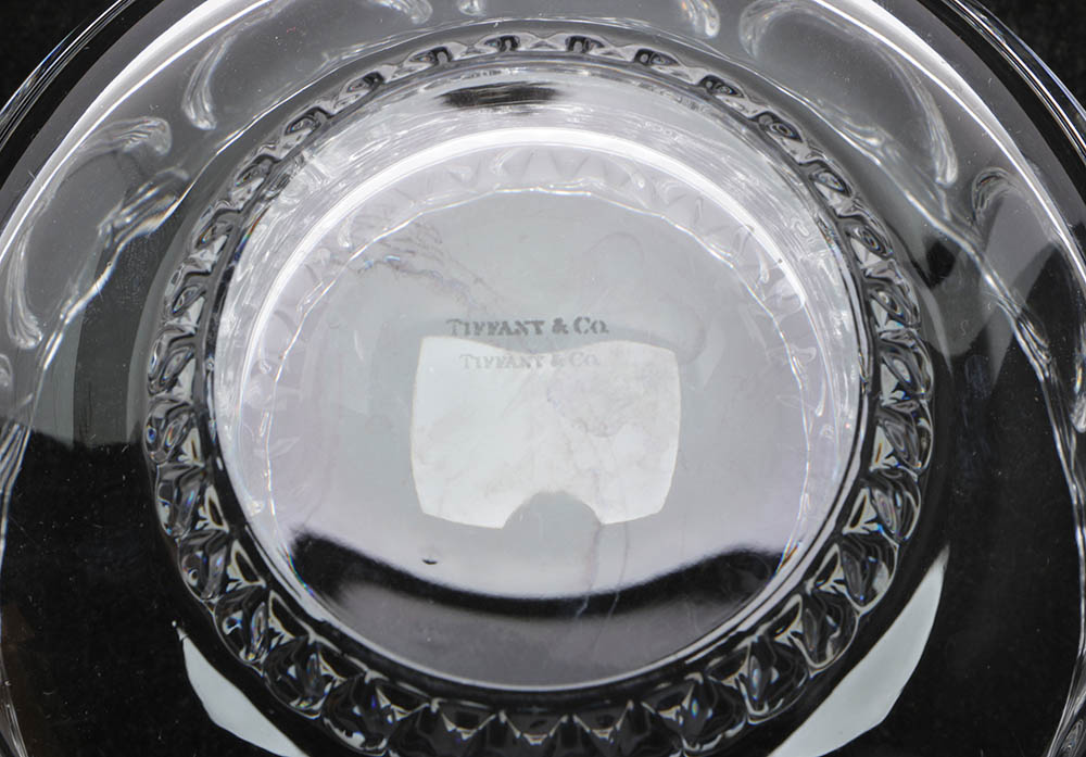 Tiffany & Co. Crystal "Apple" Candy Dish