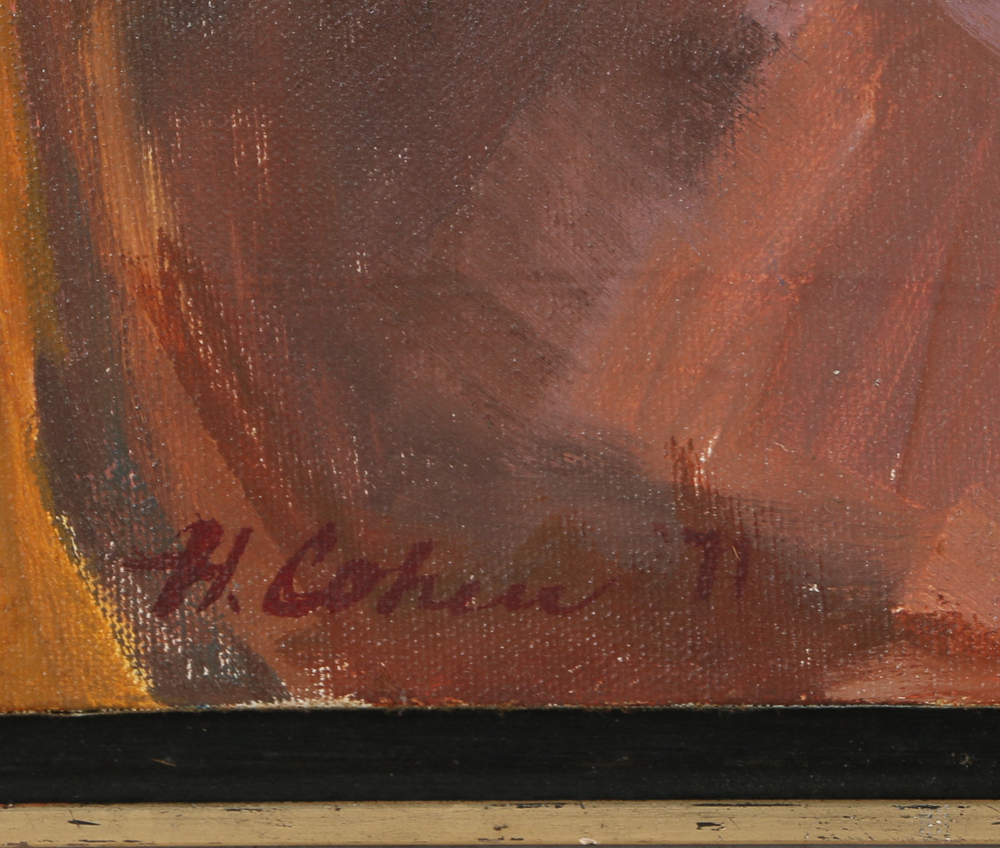 H. Cohen Oil Painting