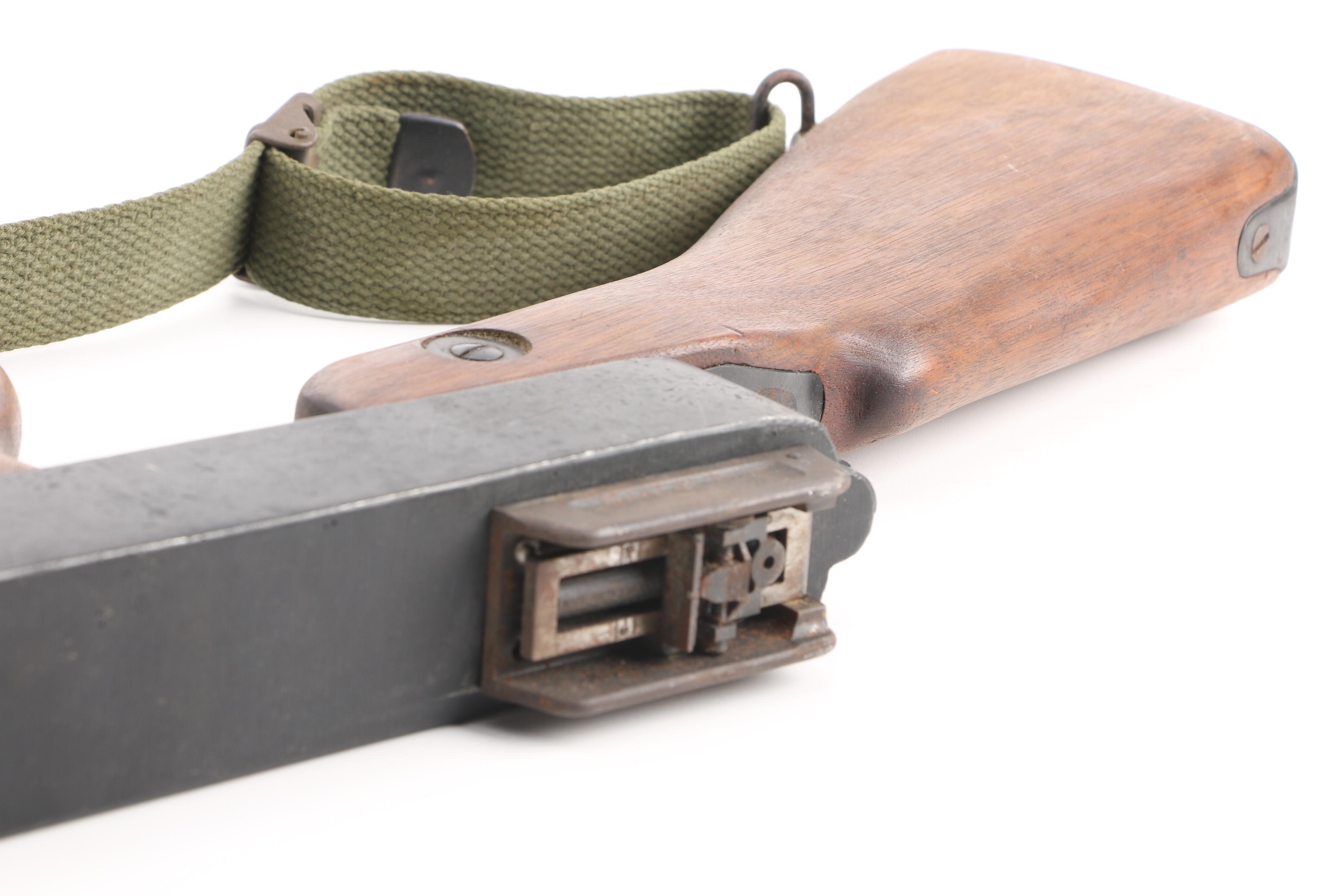 Non-Functioning Replica of a Prohibition Era Thompson Submachine Gun