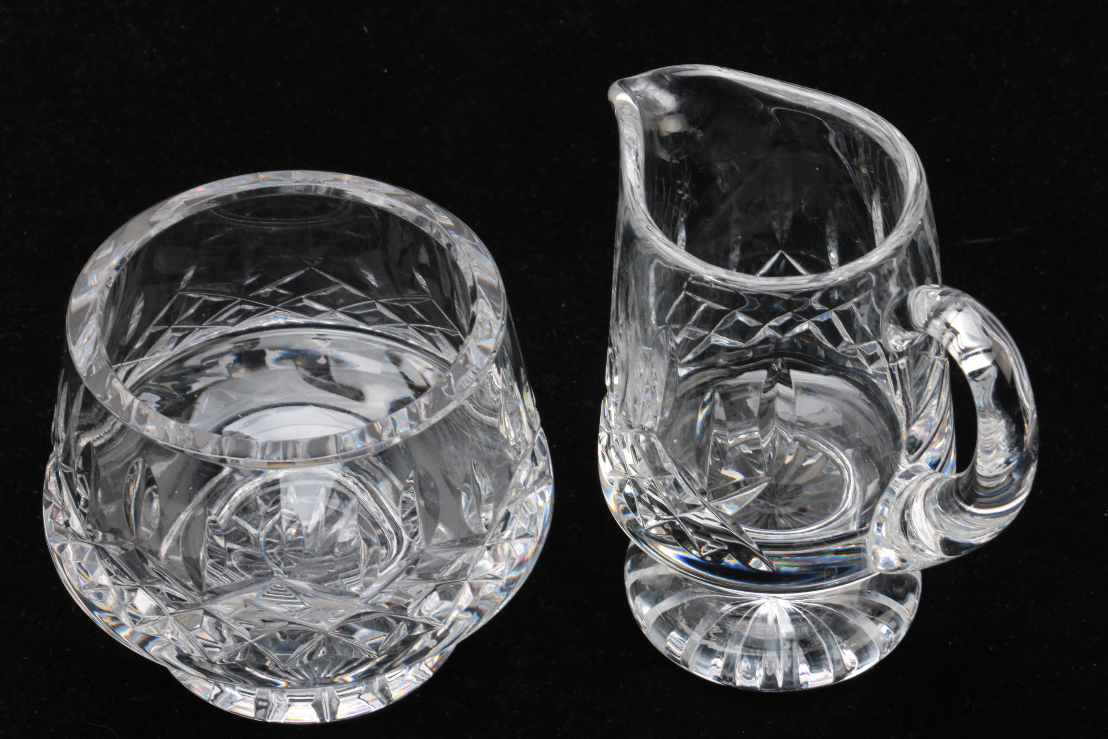 Waterford Crystal 'Lismore' Creamer and Sugar Set