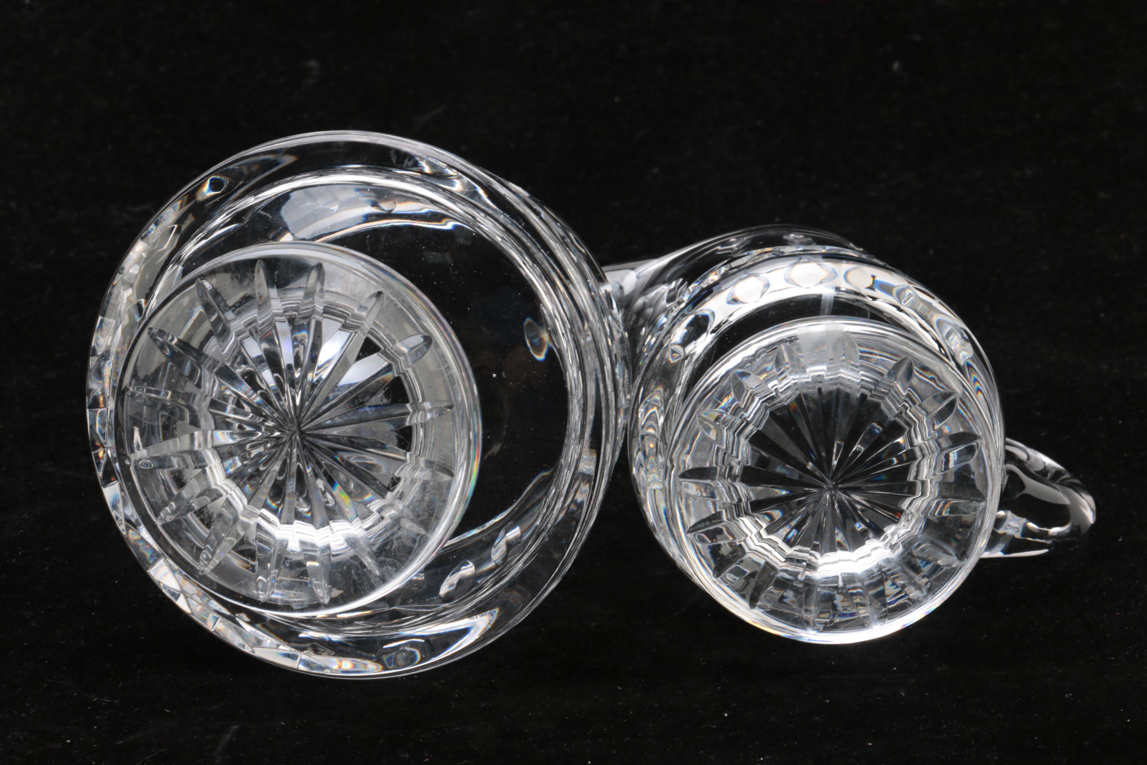 Waterford Crystal 'Lismore' Creamer and Sugar Set