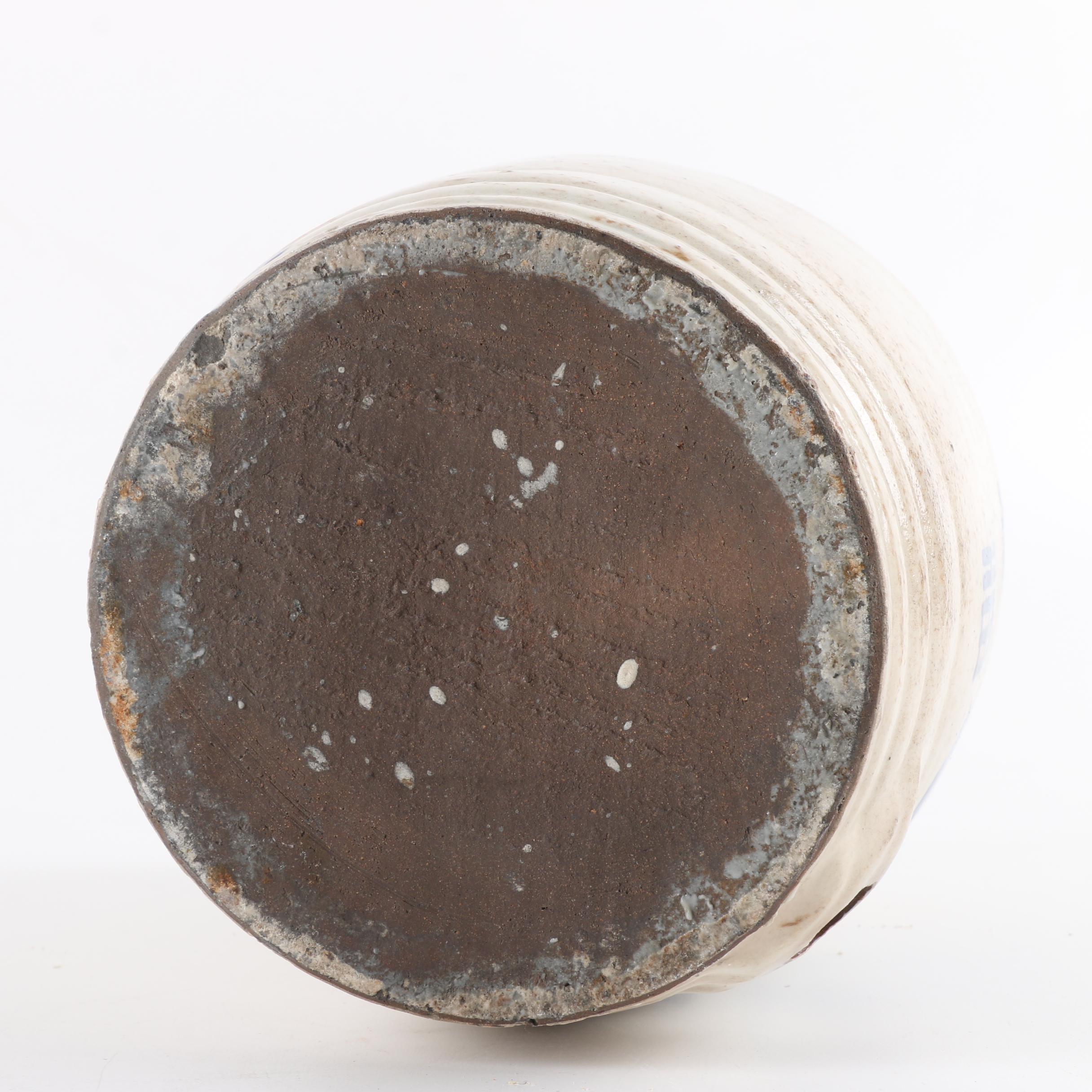 Vintage Japanese Glazed Earthenware Sake Jug