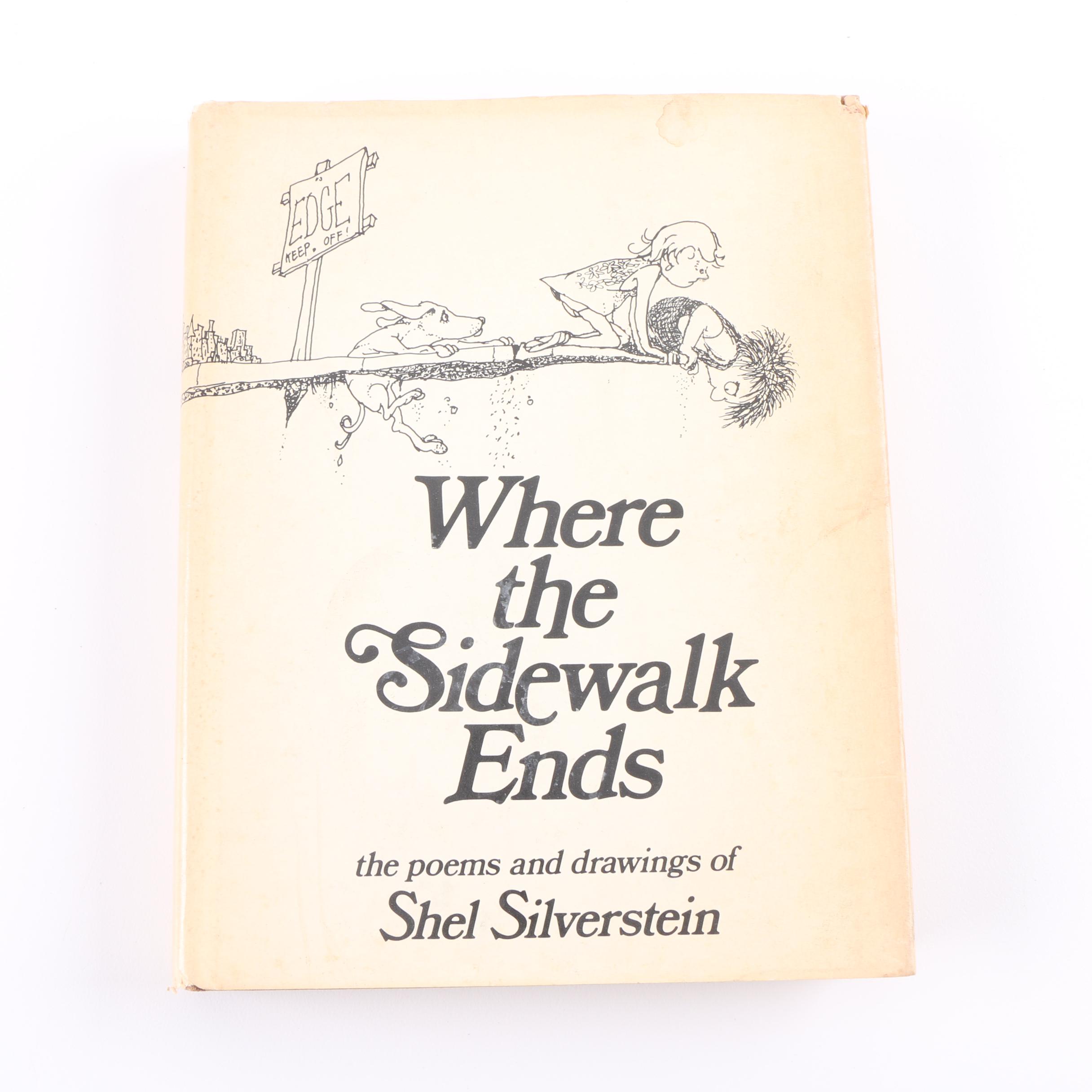 1974 First Edition "Where the Sidewalk Ends" by Shel Silverstein