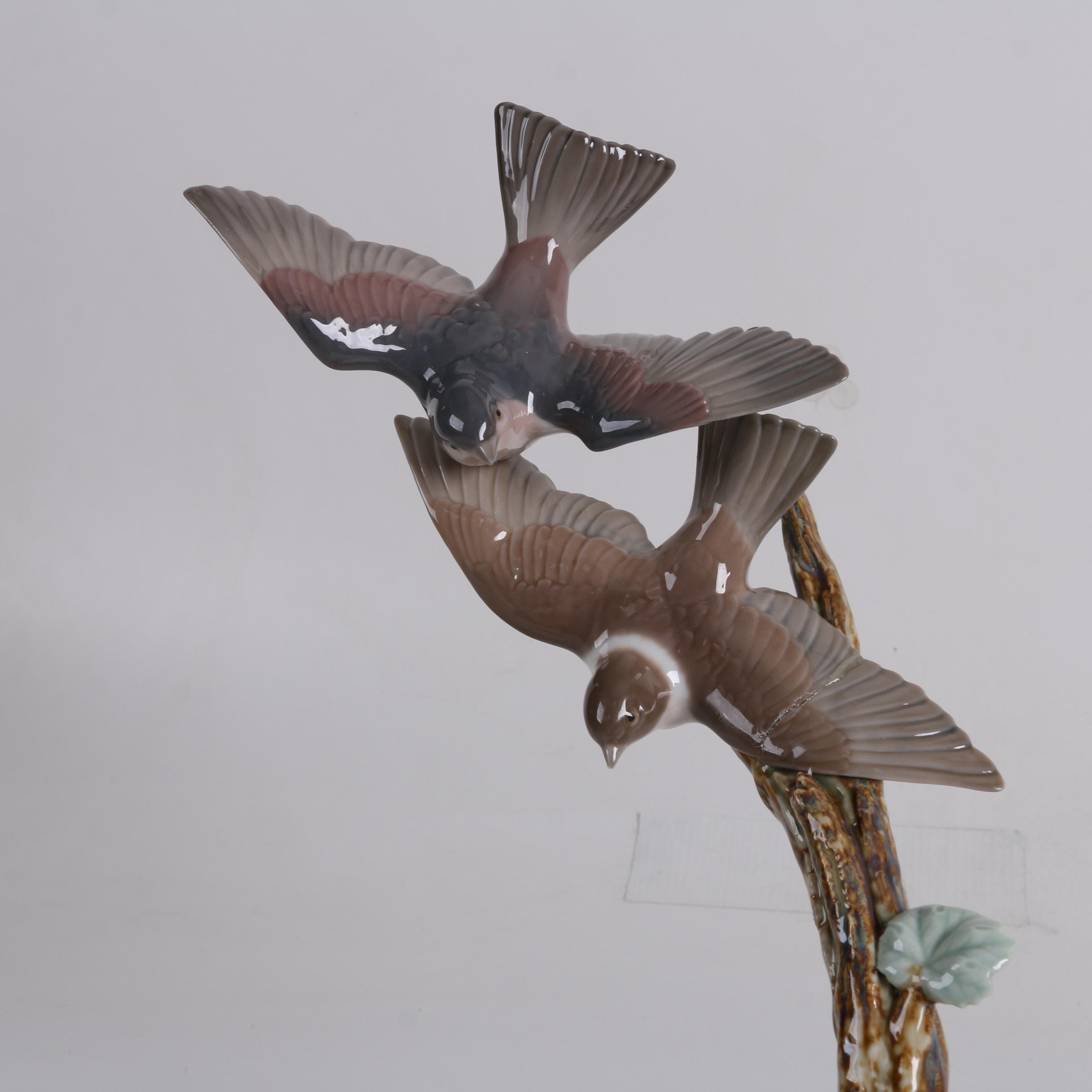 Lladro "Flock of Birds" Porcelain Figurine