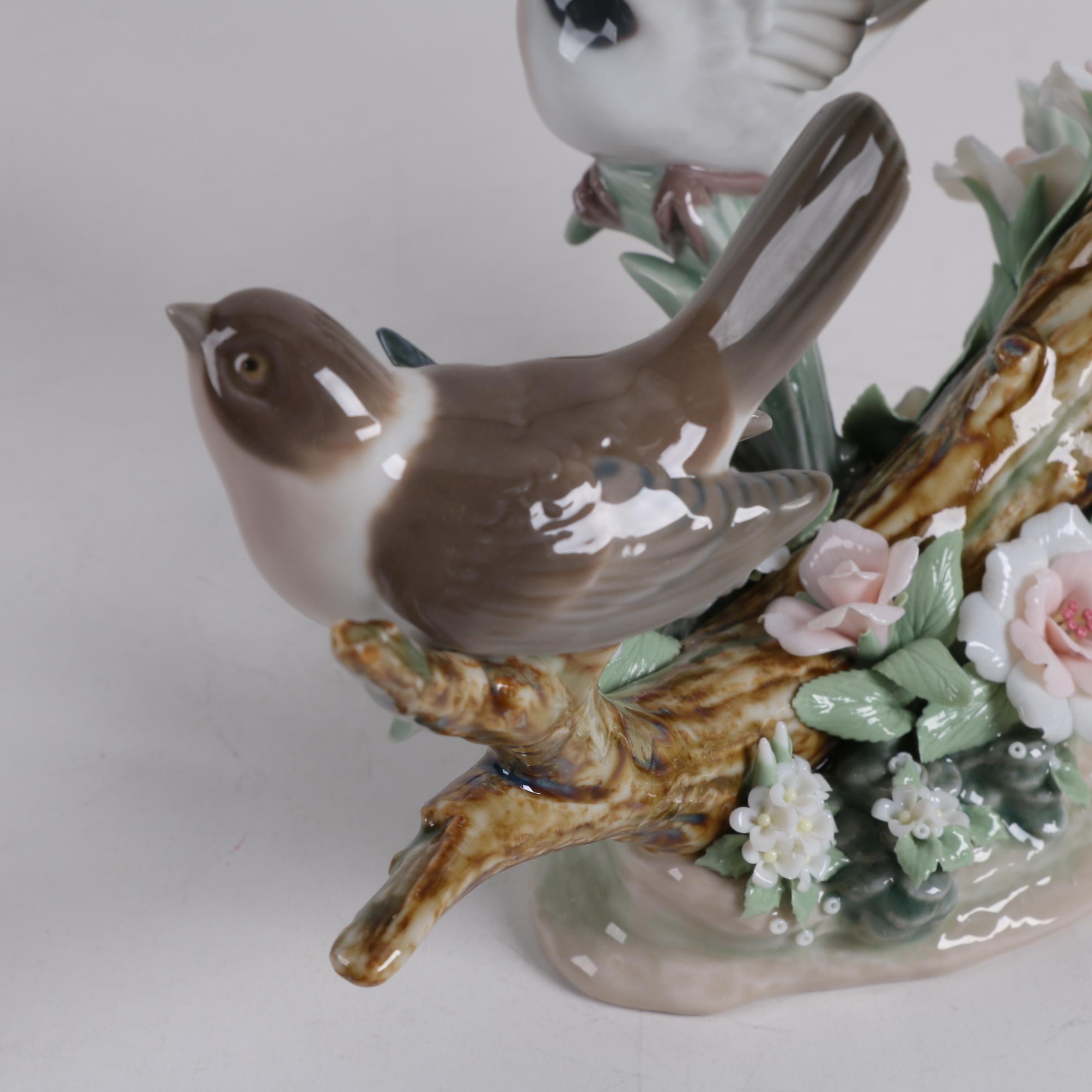 Lladro "Flock of Birds" Porcelain Figurine
