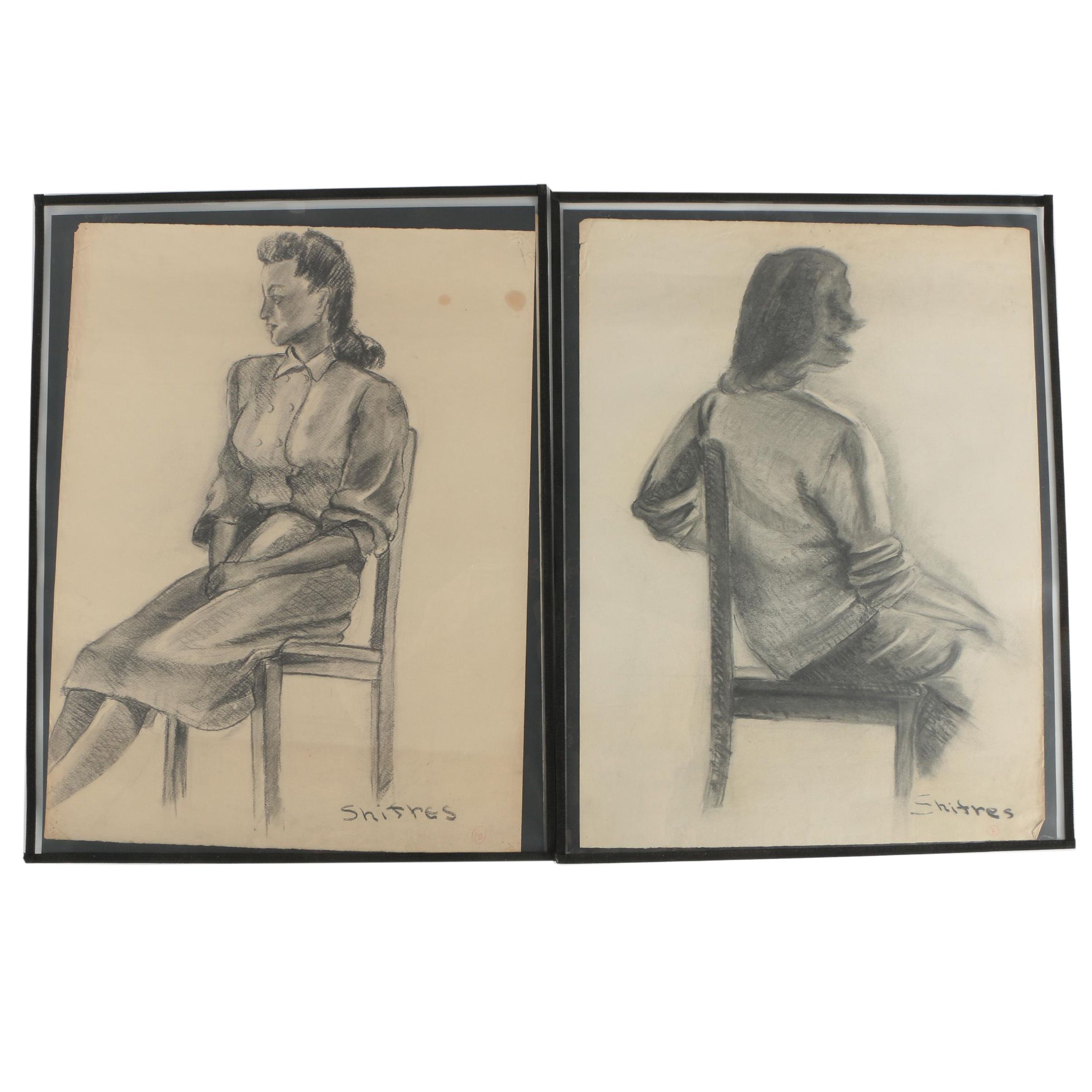 Charcoal Figure Drawings