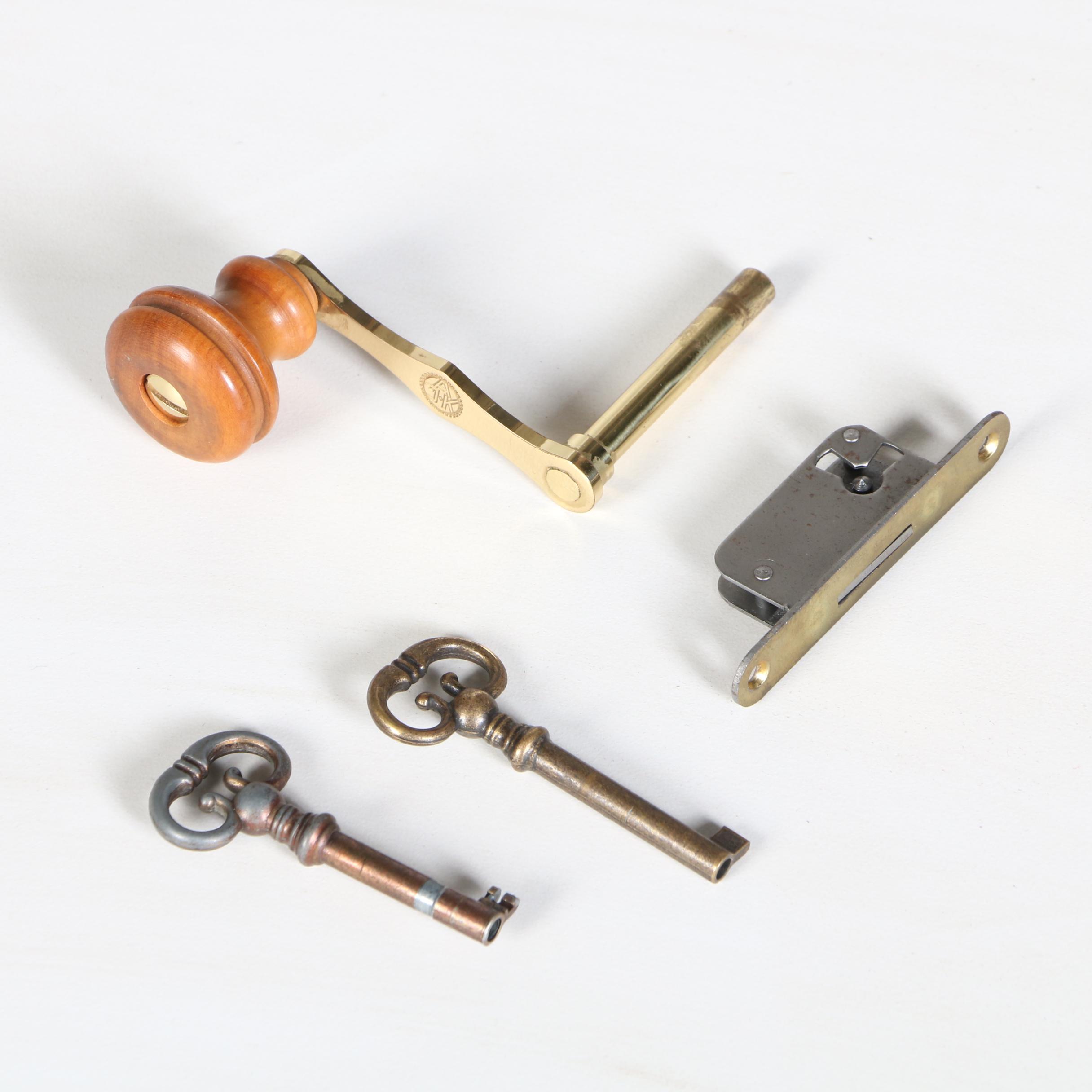 Colonial Oak Grandfather Clock with Moon Phase Dial