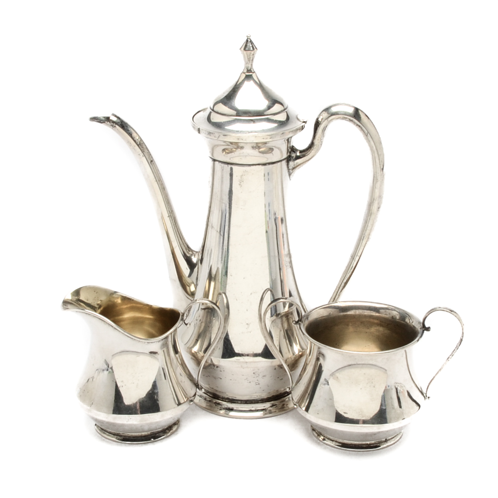 J.S. Co. Sterling Silver Coffee Service