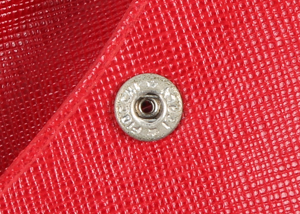 Women's Prada Milano Rosso Nylon and Leather Wallet