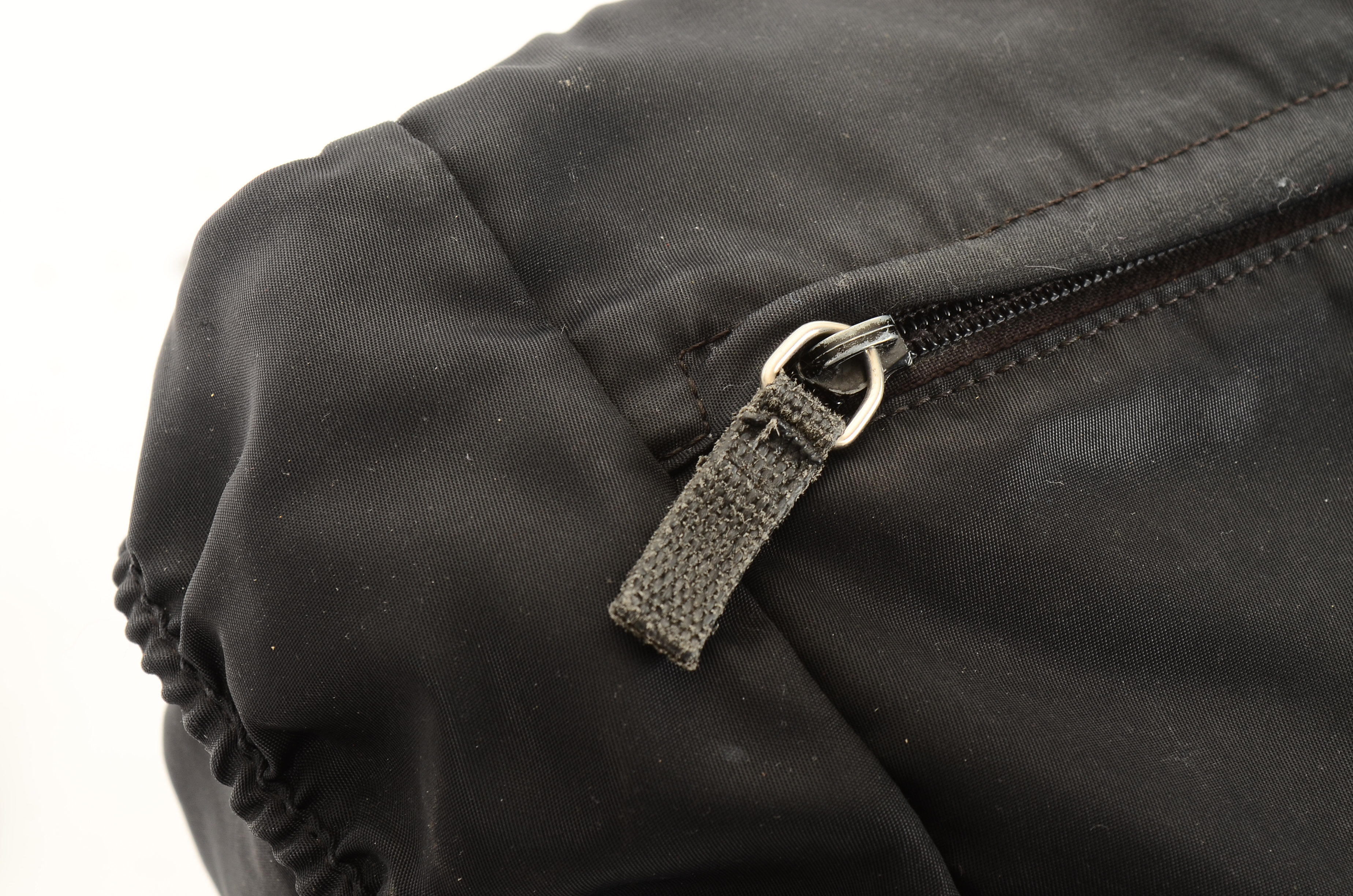 Vintage Prada Black Nylon Backpack