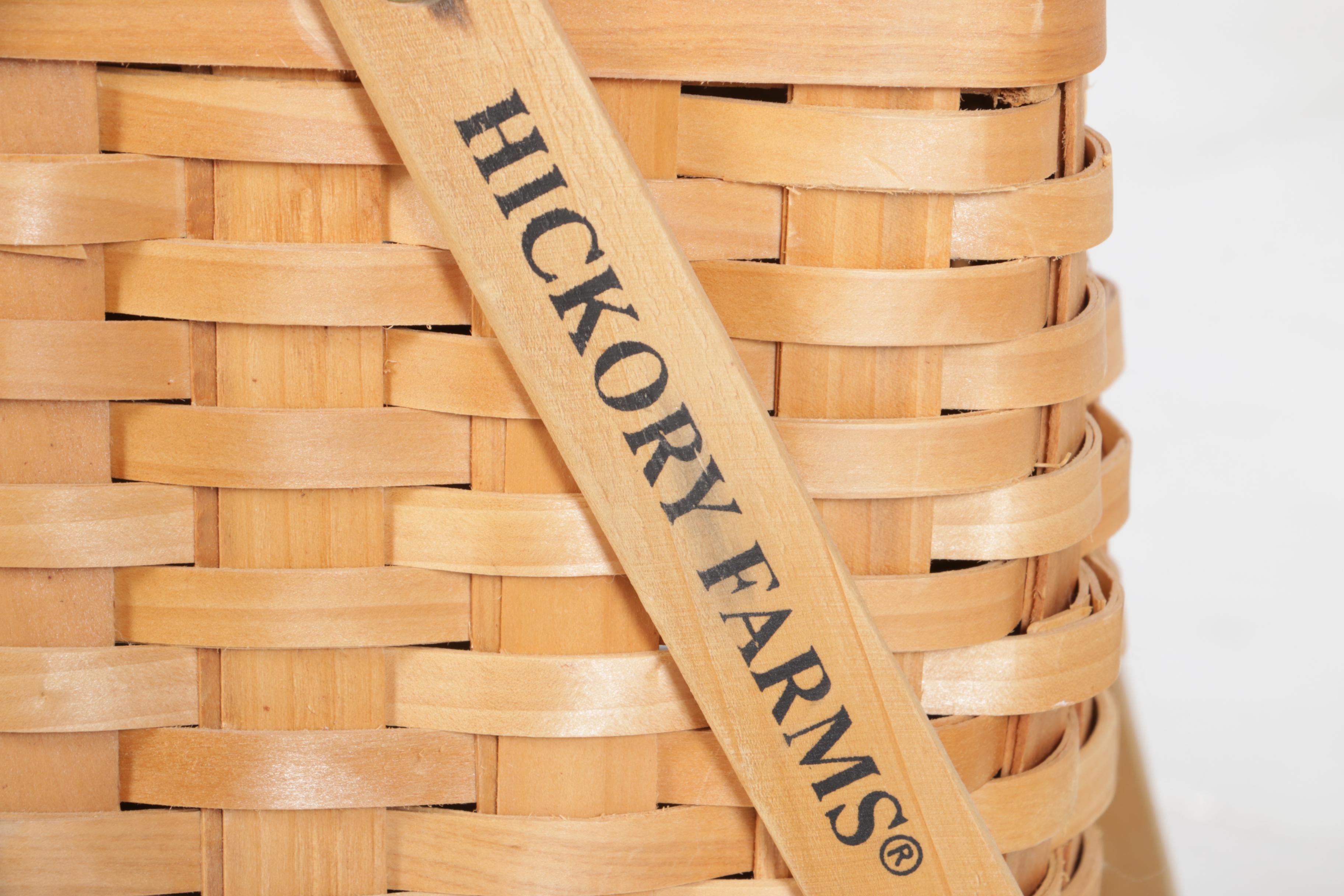 Collection of Baskets and Plastic Tableware