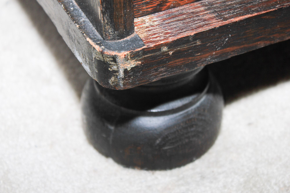 Vintage Quartersawn Oak Side by Side Chifforobe