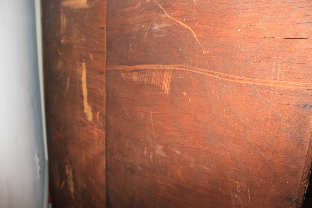 Vintage Quartersawn Oak Side by Side Chifforobe