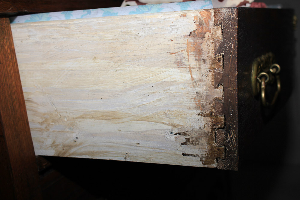 Antique Late Victorian Oak Chest of Drawers