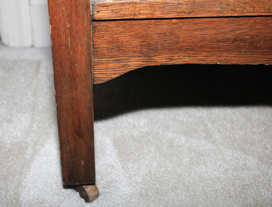 Antique Late Victorian Oak Chest of Drawers