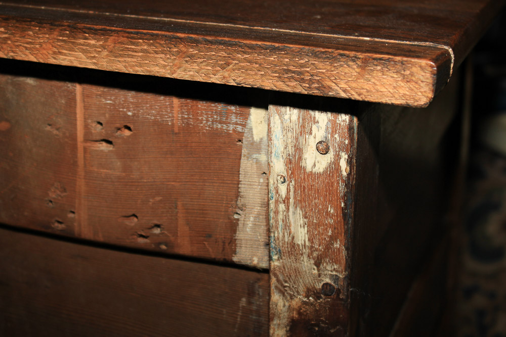 Antique Late Victorian Oak Chest of Drawers