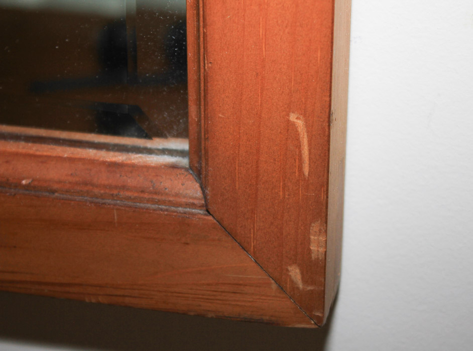 Vintage Colonial Style Pine Dresser with Mirror by Lane