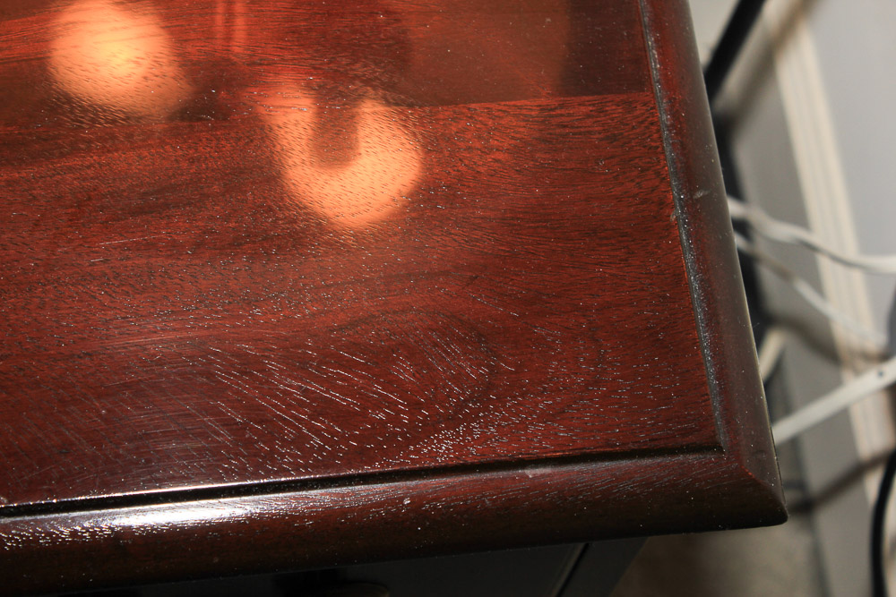 Cherry Chippendale Style Nightstands