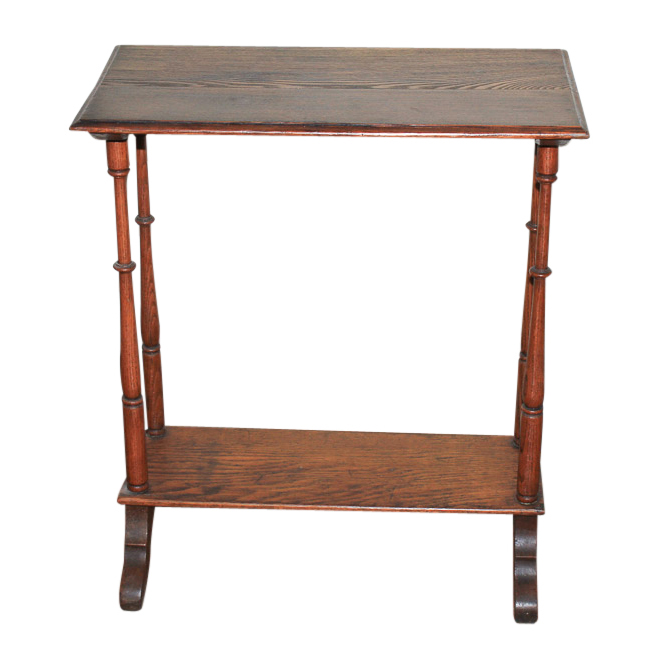 Oak Wood Book Table