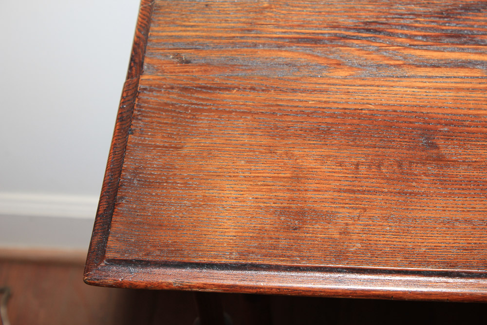 Oak Wood Book Table