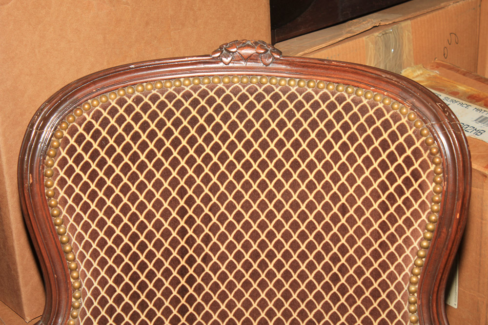 Vintage French Provincial Style Armchair by Swaim Originals