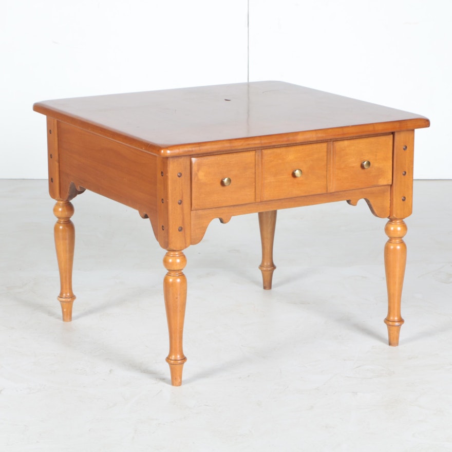 Colonial Style Maple End Table by Thomasville