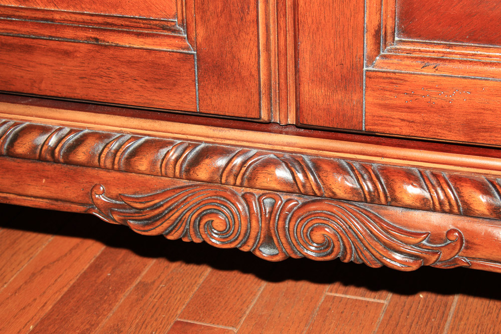 Broyhill Madison Court Carved Storage Armoire