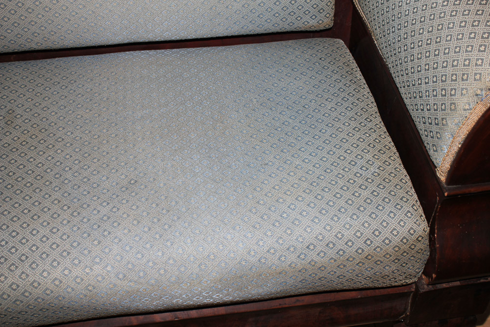 Antique American Empire Mahogany Sofa