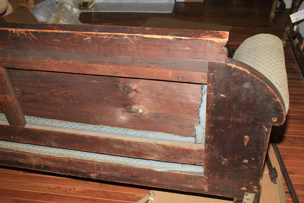 Antique American Empire Mahogany Sofa