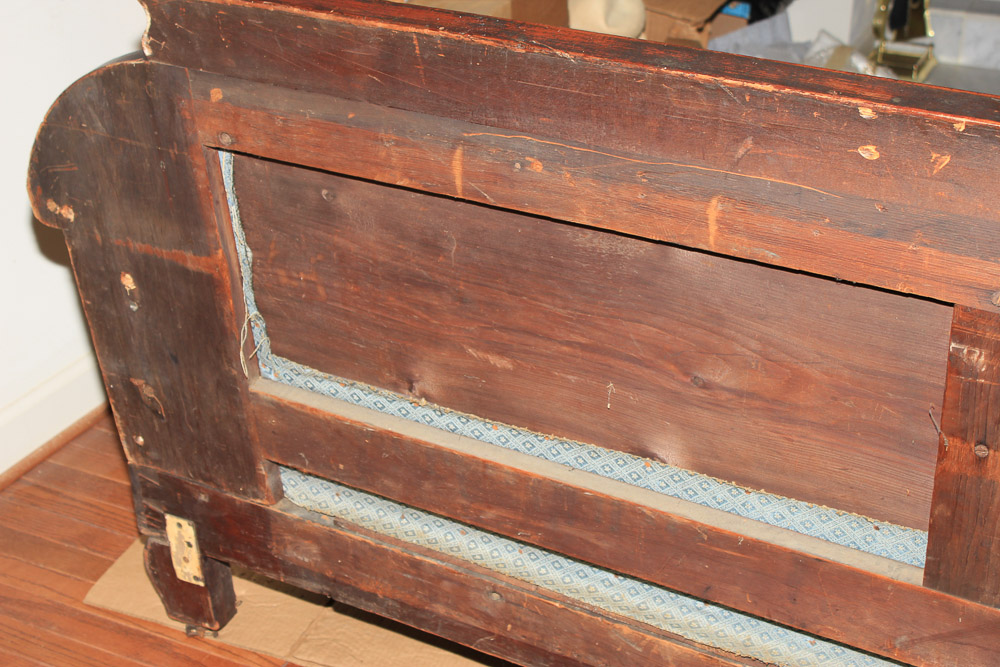 Antique American Empire Mahogany Sofa