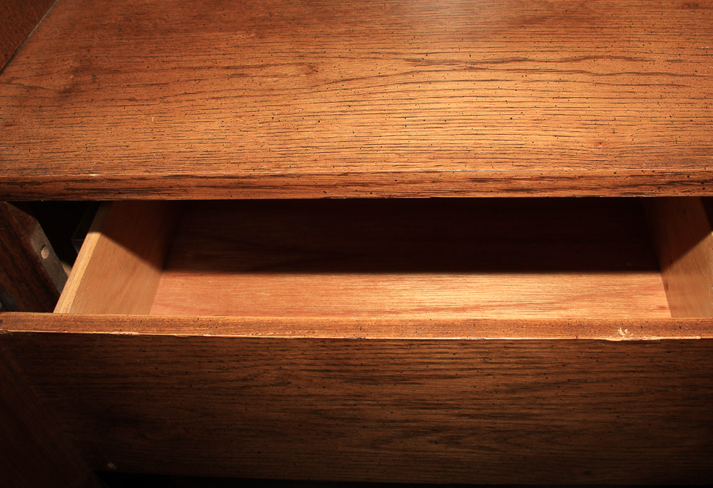 Herringbone-Door Cabinet