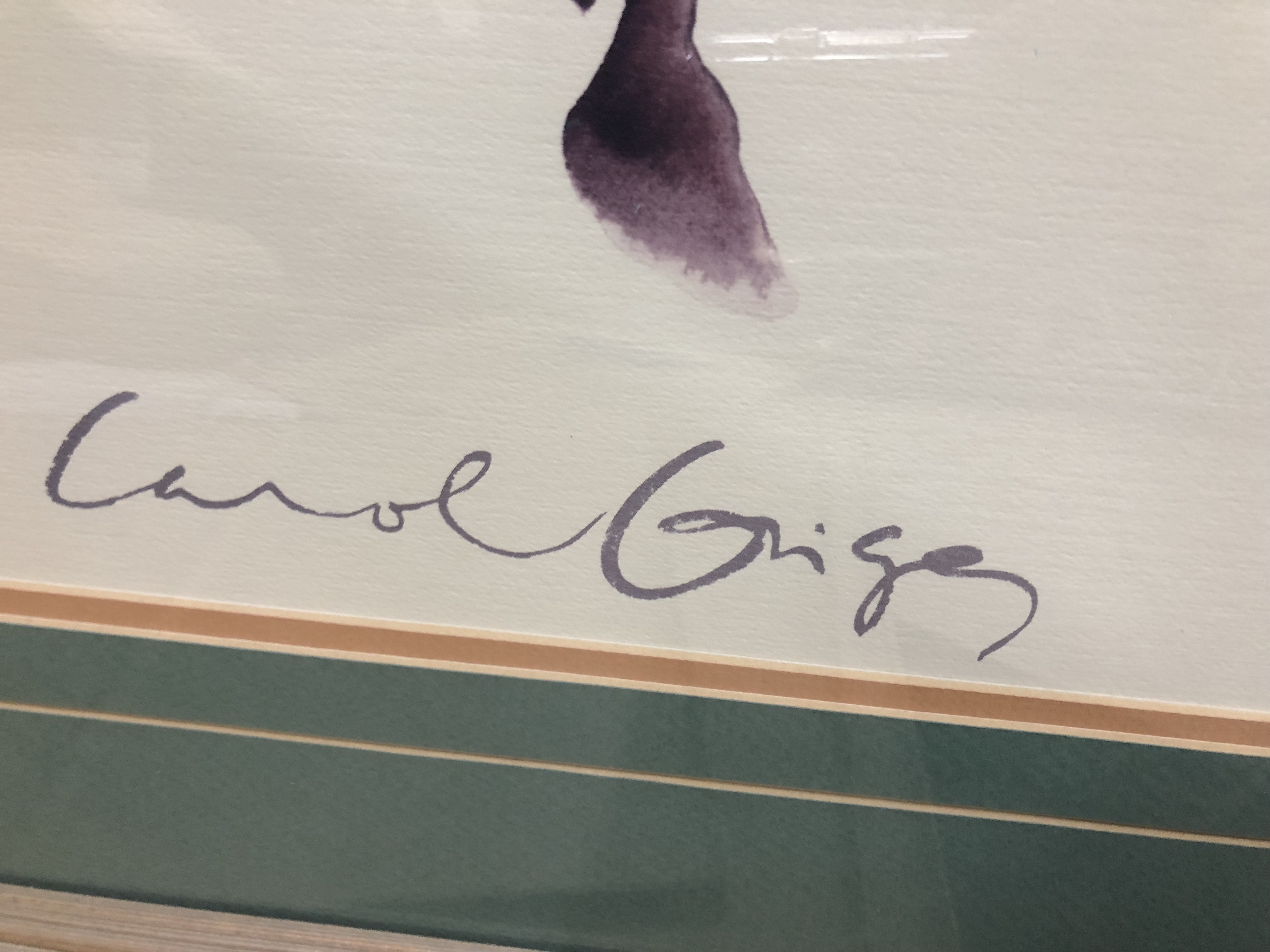 Joan Cawley Gallery Offset Lithograph Poster After Carol Grigg "Crow Warrior"