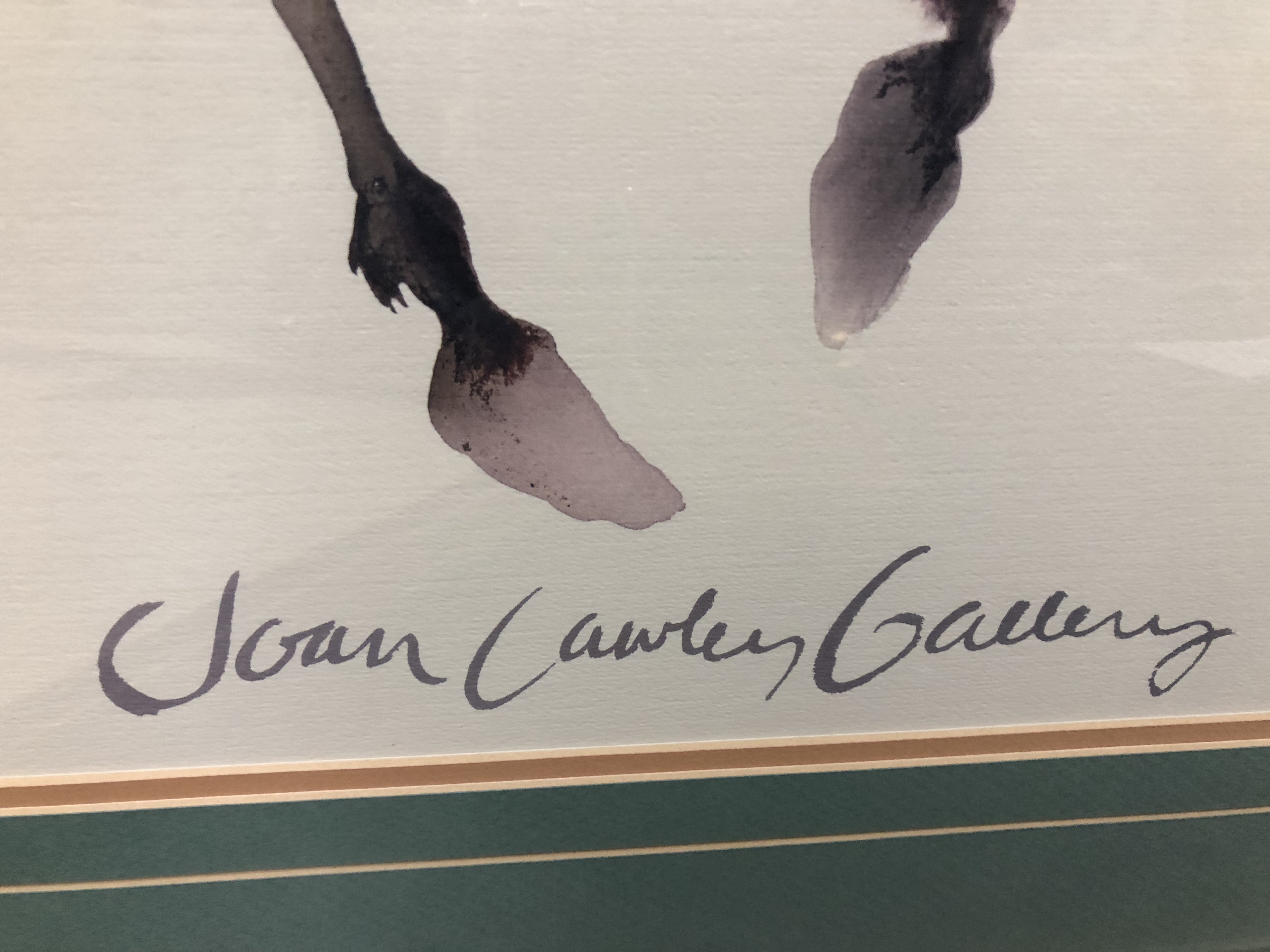 Joan Cawley Gallery Offset Lithograph Poster After Carol Grigg "Crow Warrior"