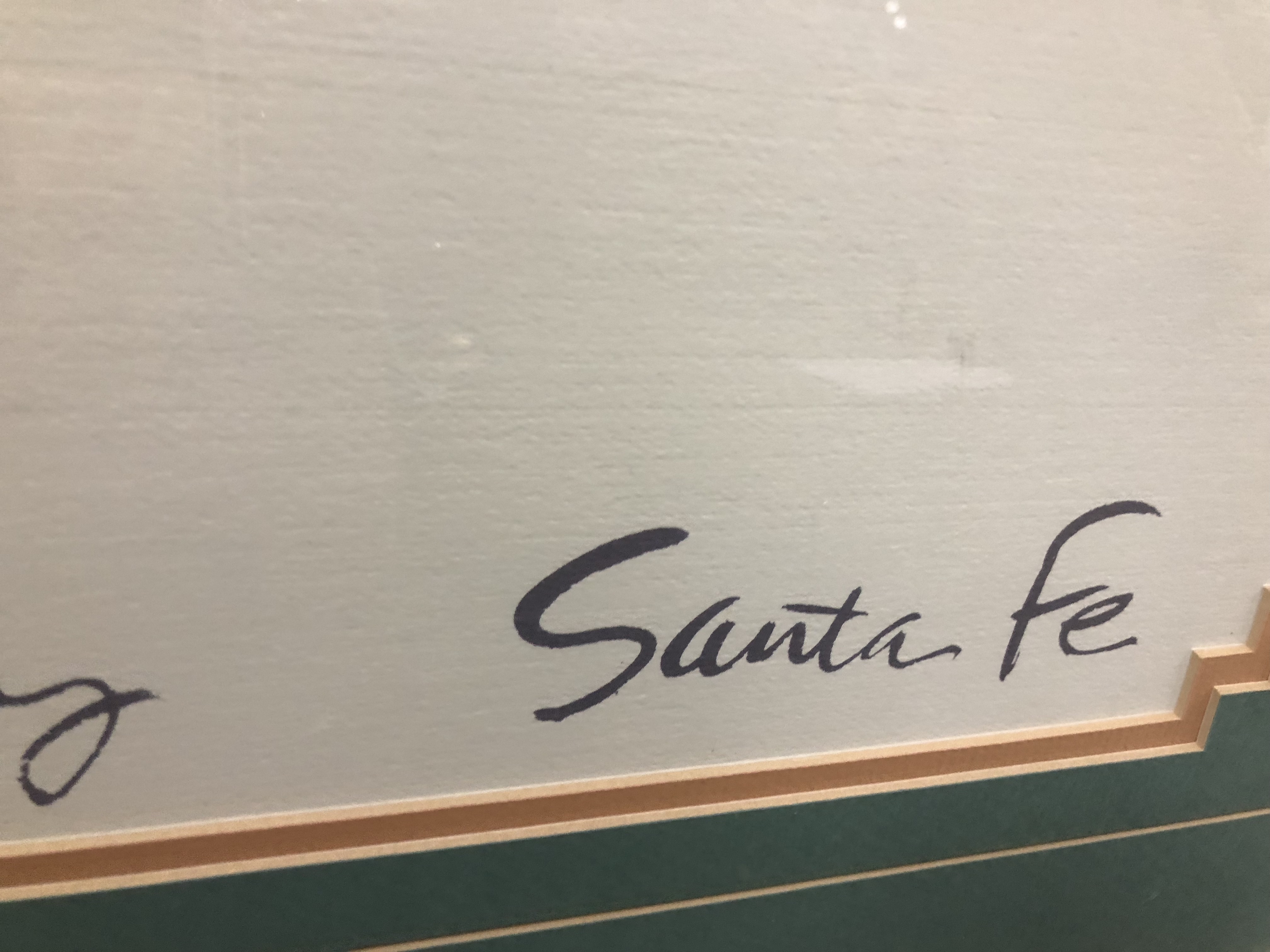 Joan Cawley Gallery Offset Lithograph Poster After Carol Grigg "Crow Warrior"