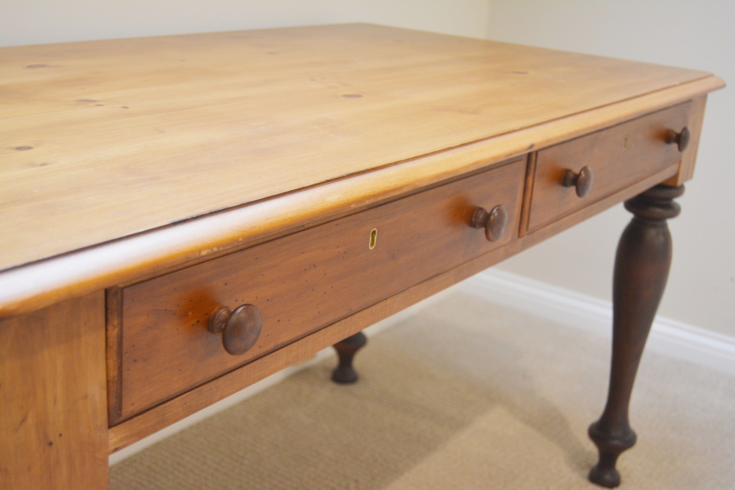 Romweber Pine Writing Desk Designed by Jim Peed