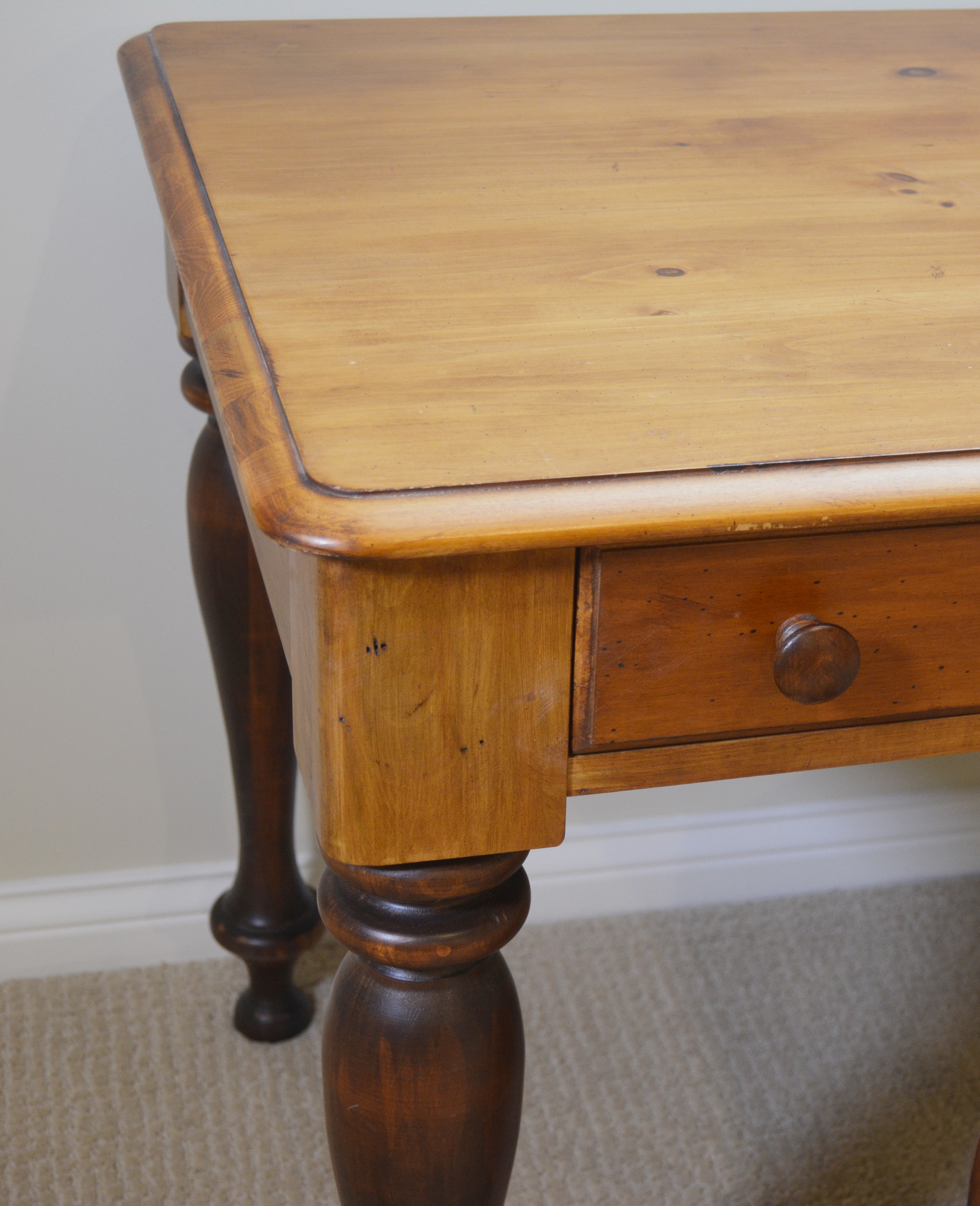 Romweber Pine Writing Desk Designed by Jim Peed