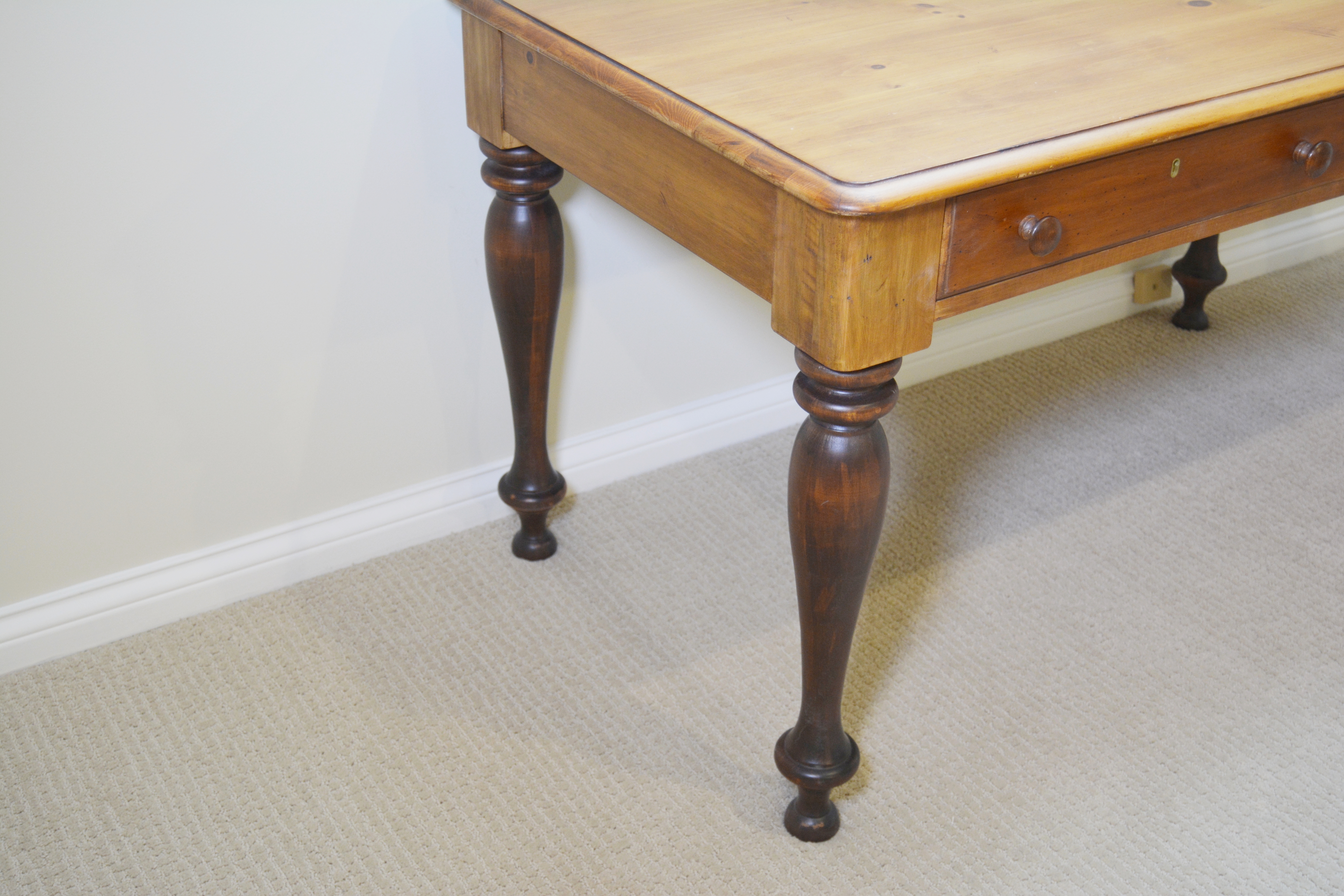 Romweber Pine Writing Desk Designed by Jim Peed