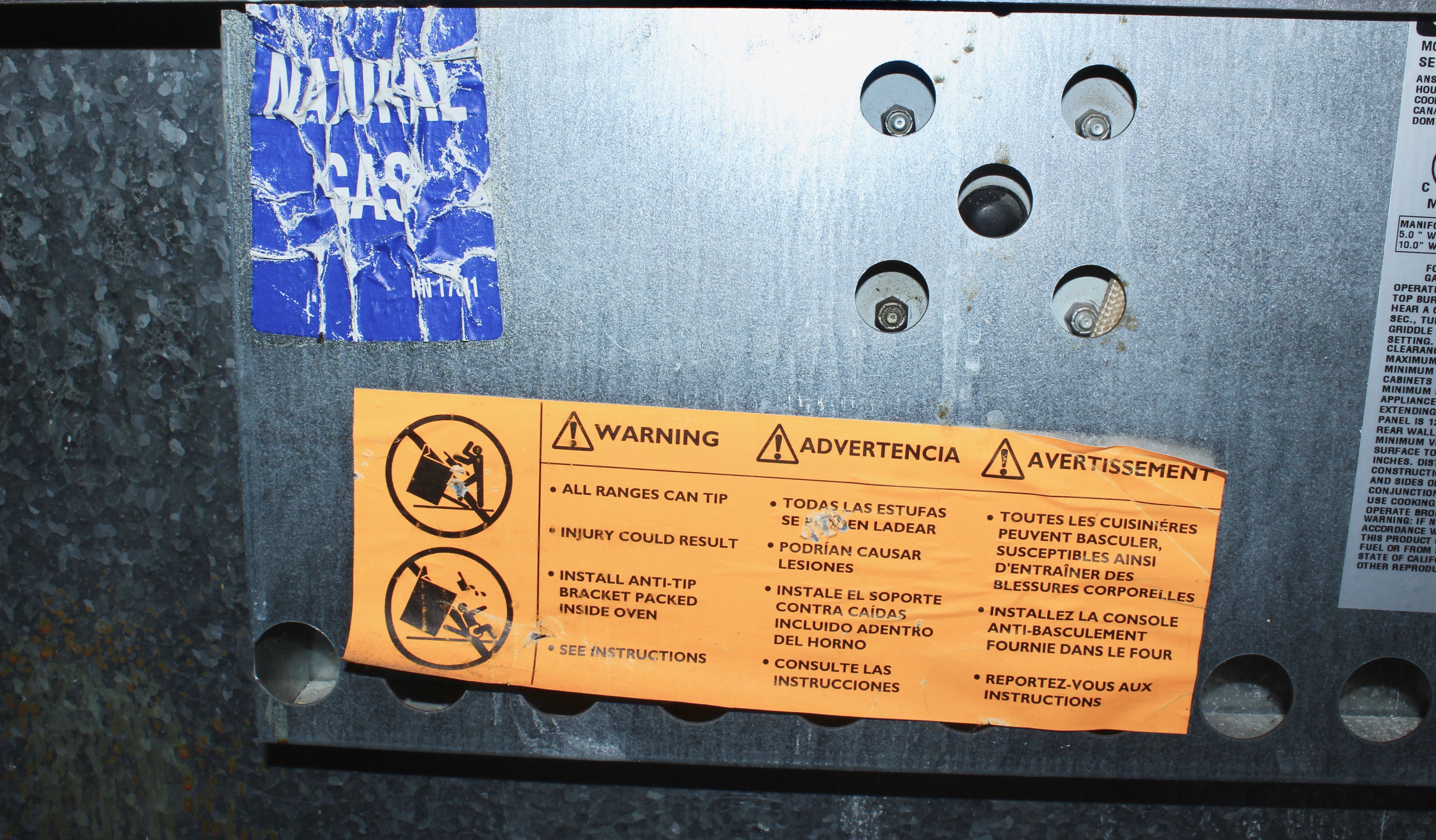 Jenn-Air Professional Series Four Burner Gas Range