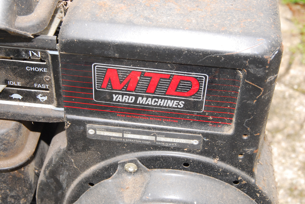 MTD Yard Machines Rear-Tine Rototiller with Briggs & Stratton 5HP Motor