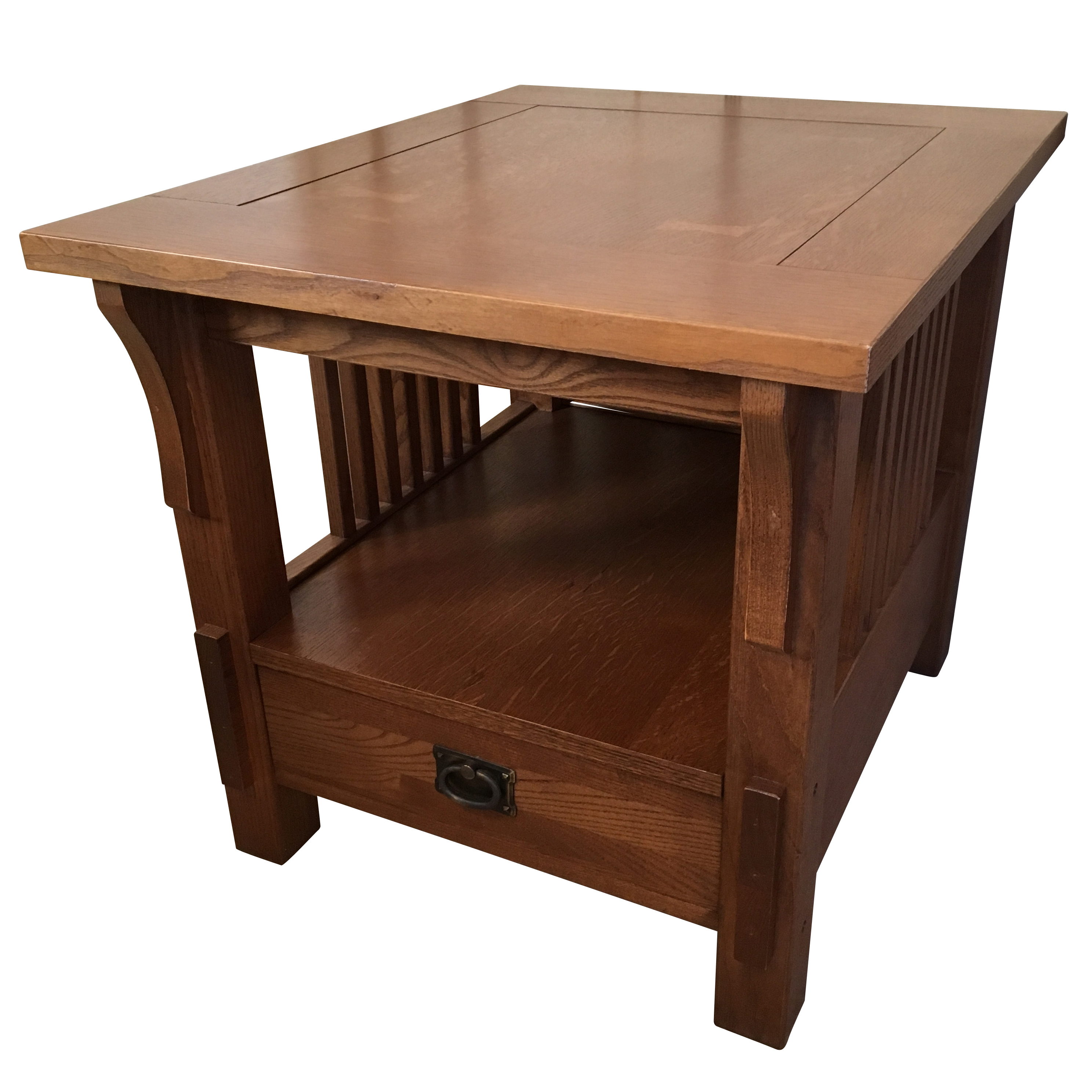 Bassett Furniture Mission Oak Style End Table
