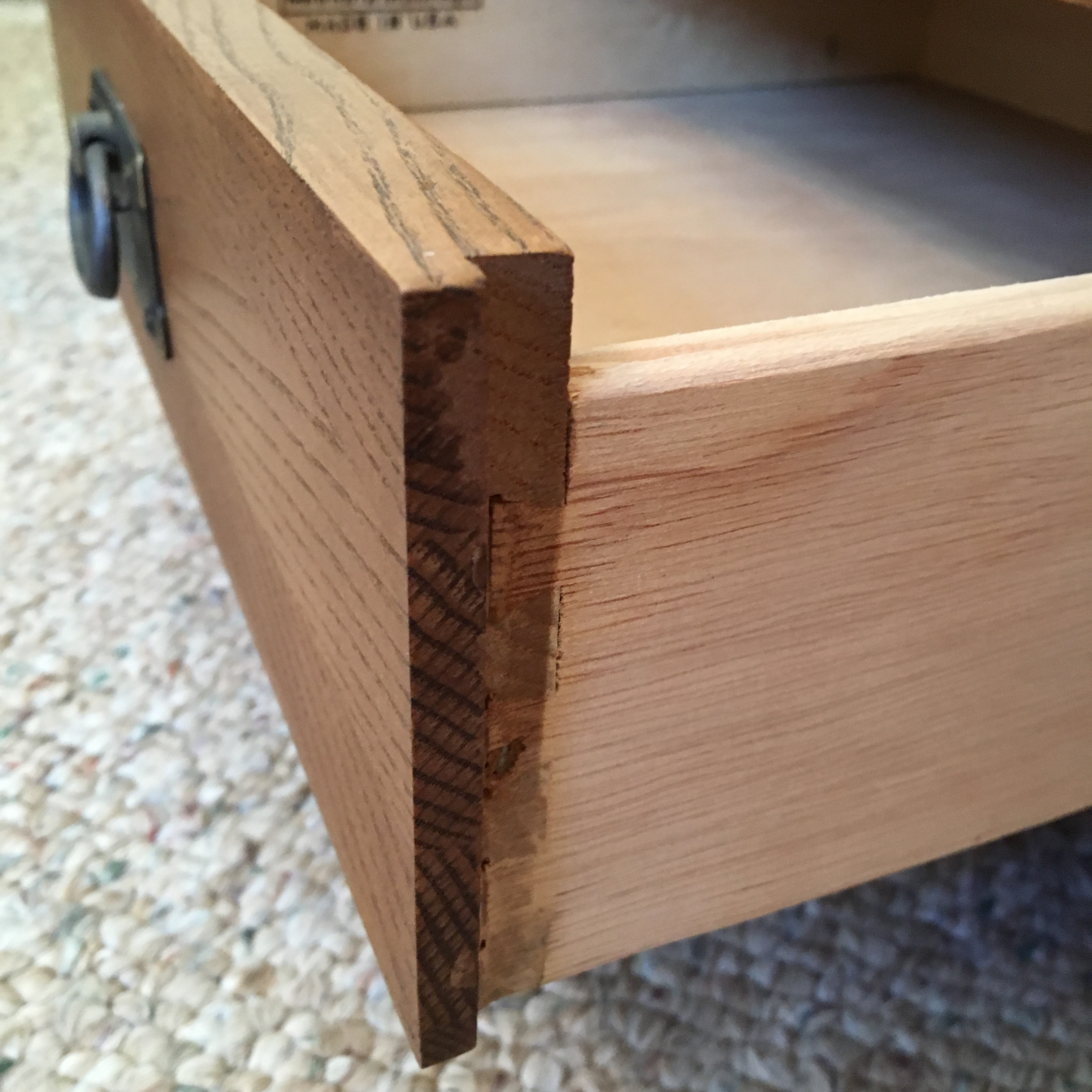 Bassett Furniture Mission Oak Style End Table