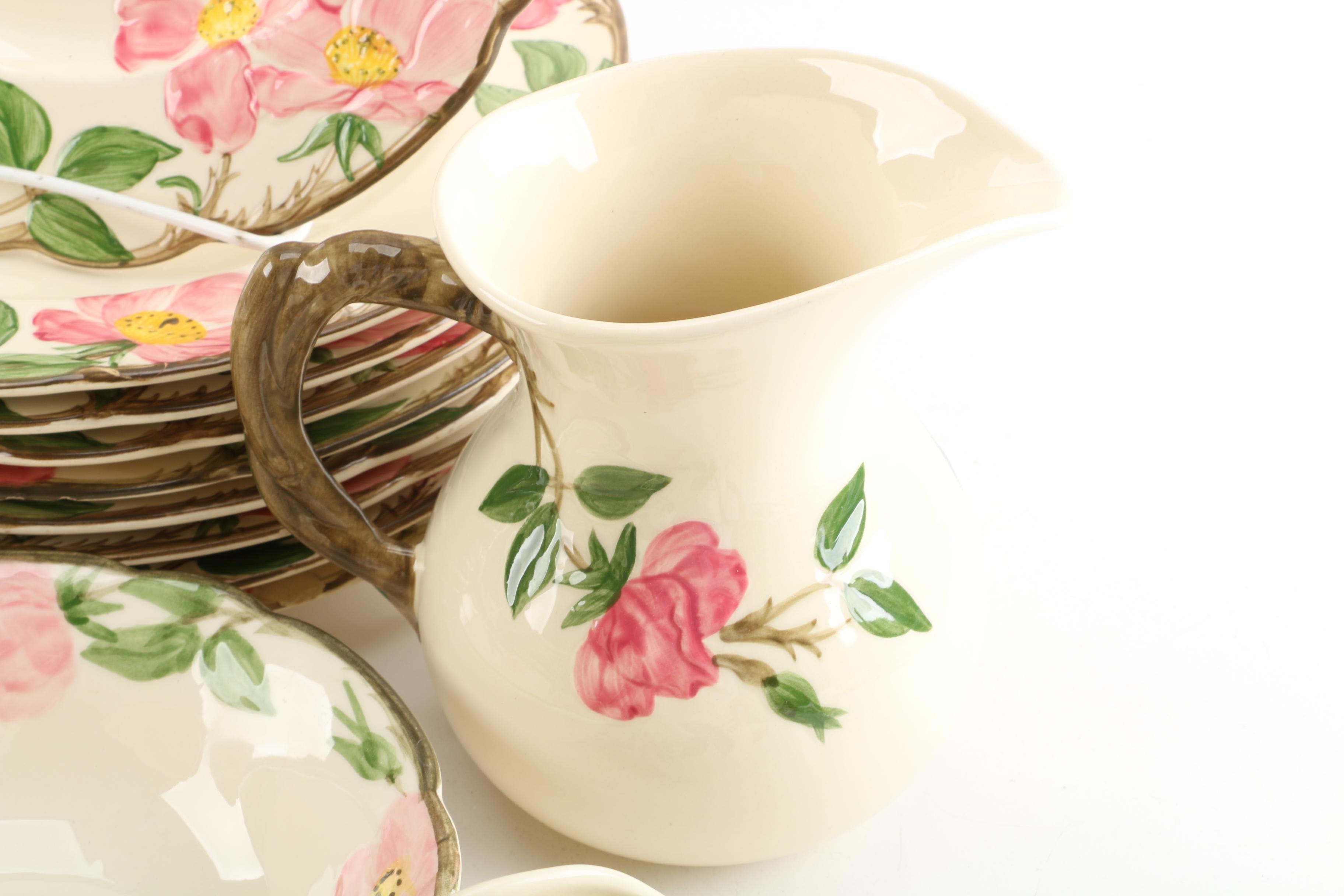 Franciscan "Desert Rose" Dinnerware and Serving Dishes