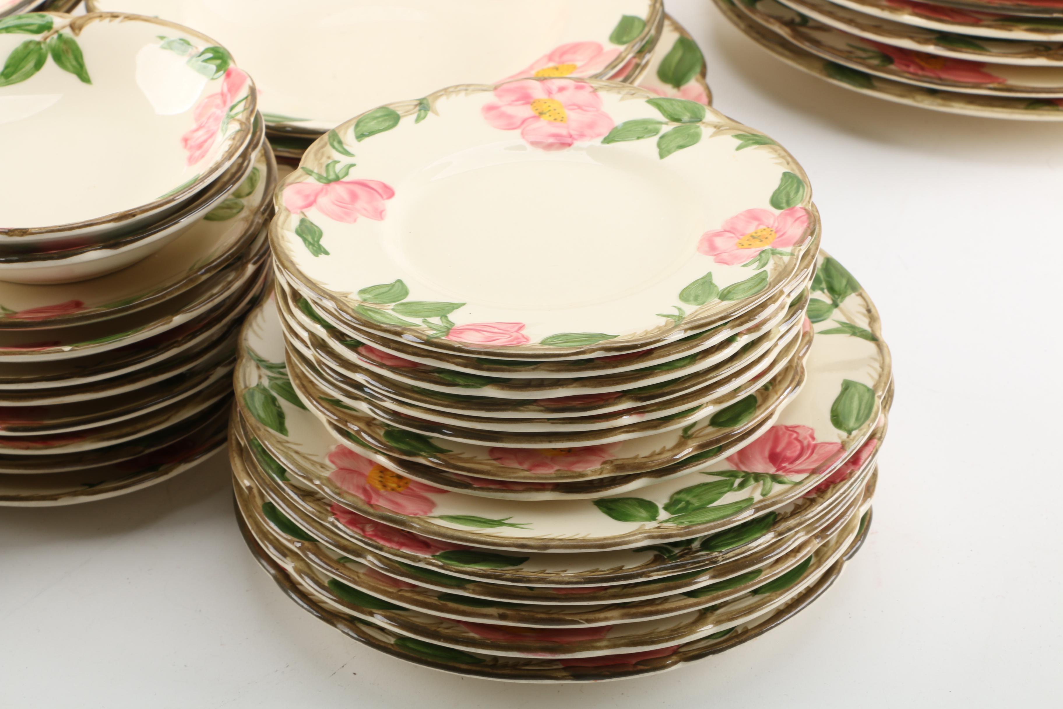 Franciscan "Desert Rose" Dinnerware and Serving Dishes