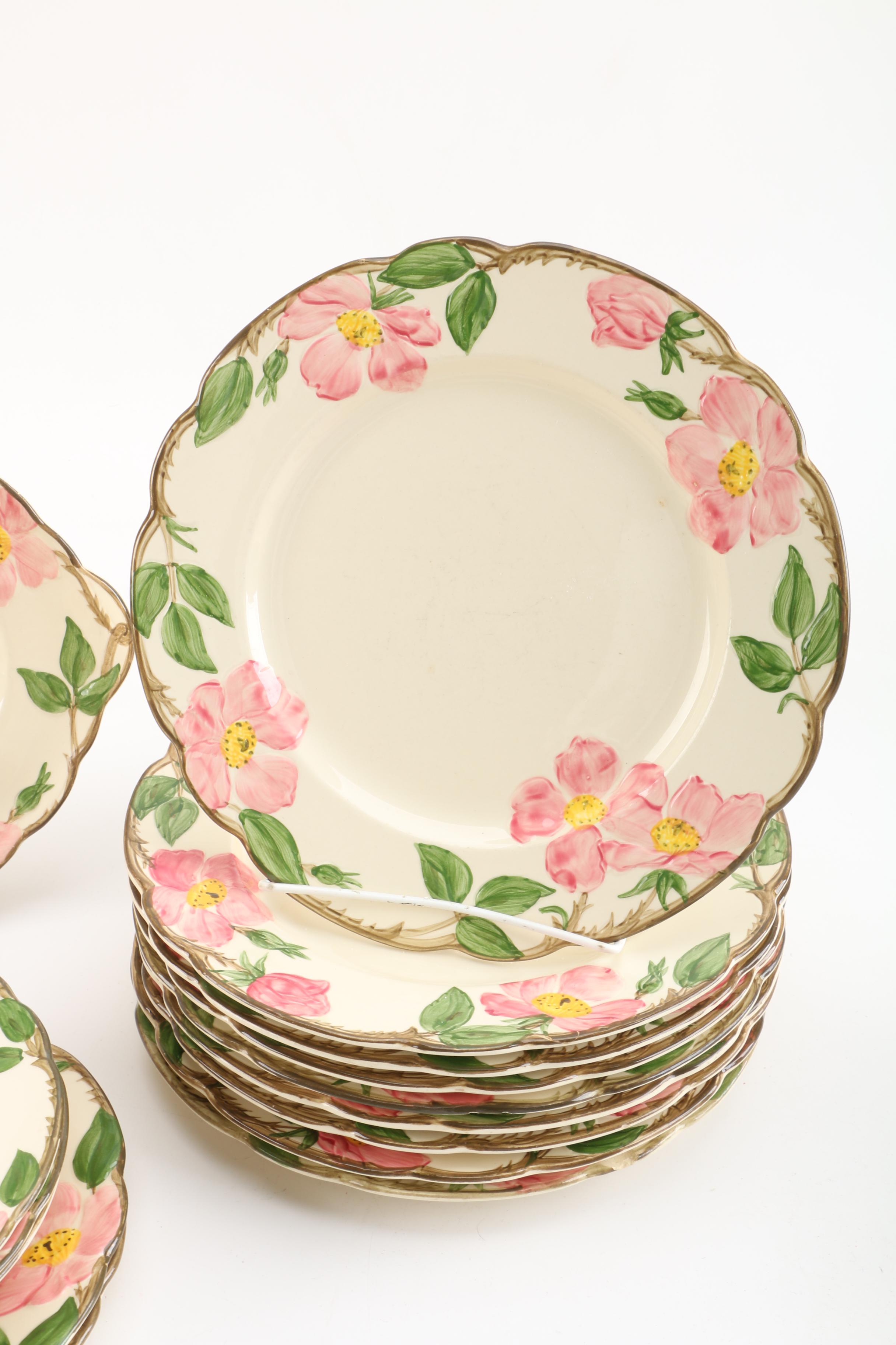 Franciscan "Desert Rose" Dinnerware and Serving Dishes
