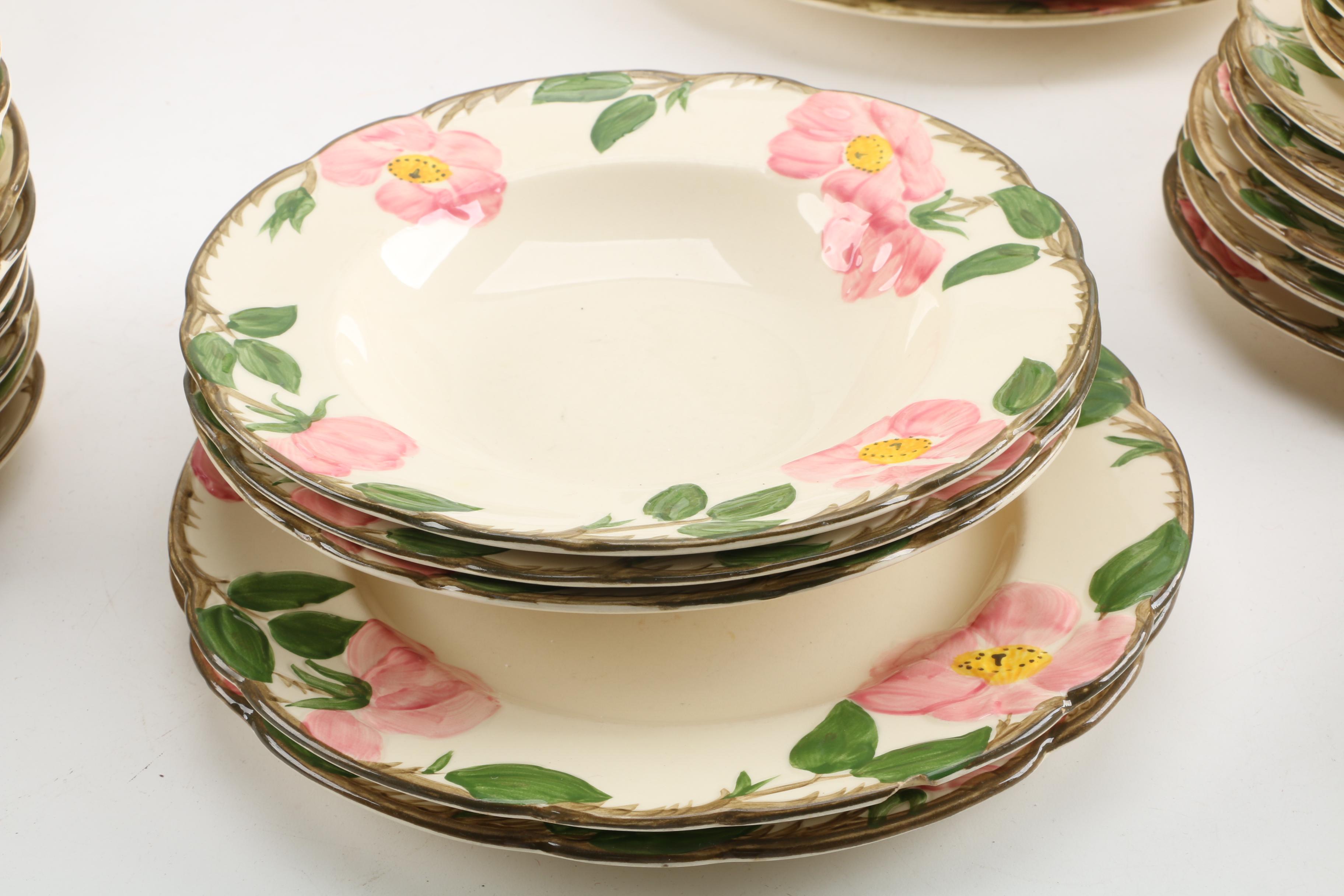 Franciscan "Desert Rose" Dinnerware and Serving Dishes